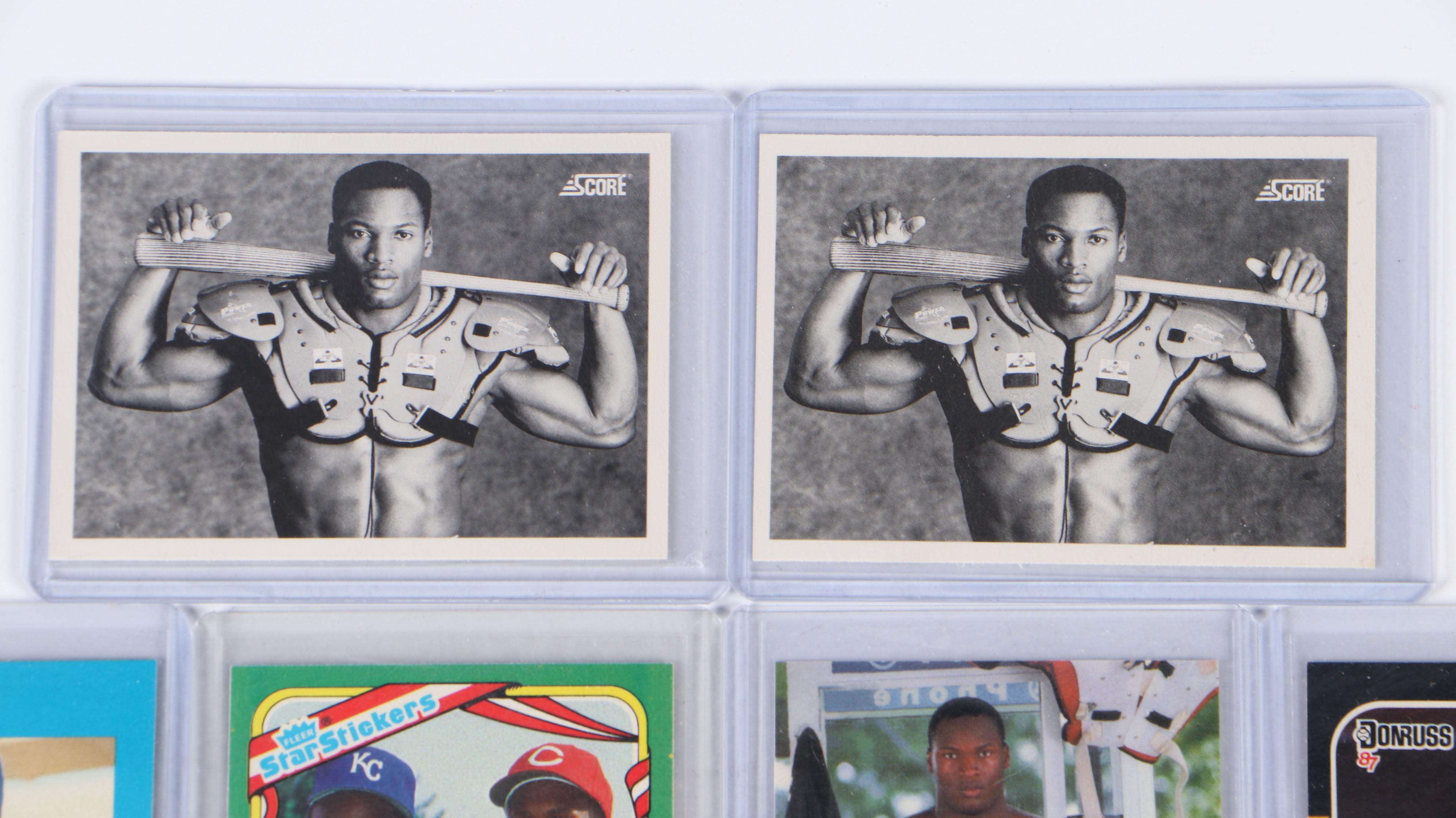 Bo Jackson Baseball Card Collection with Rookies and More, 1980s–2020s