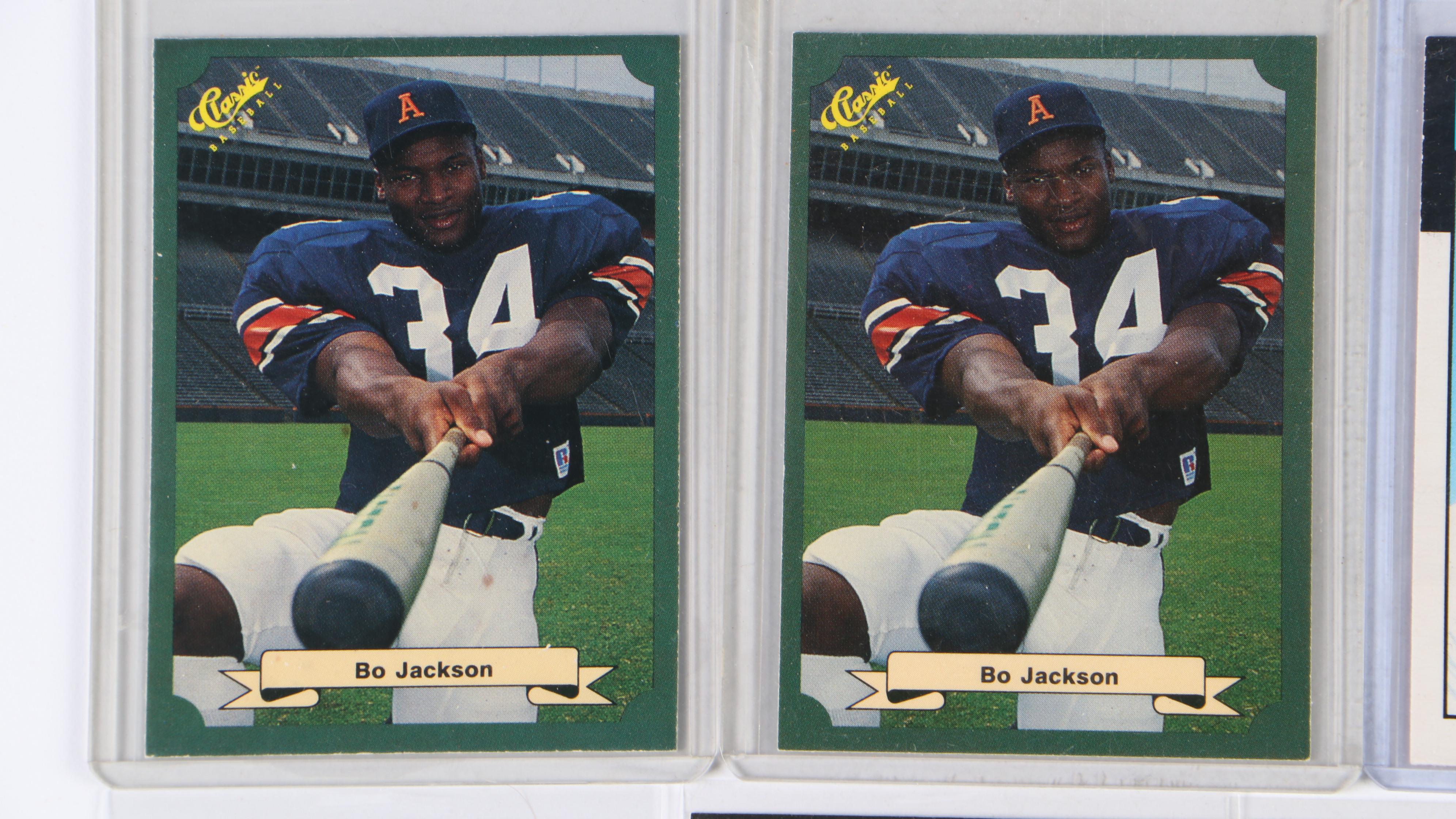 Bo Jackson Baseball Card Collection with Rookies and More, 1980s–2020s
