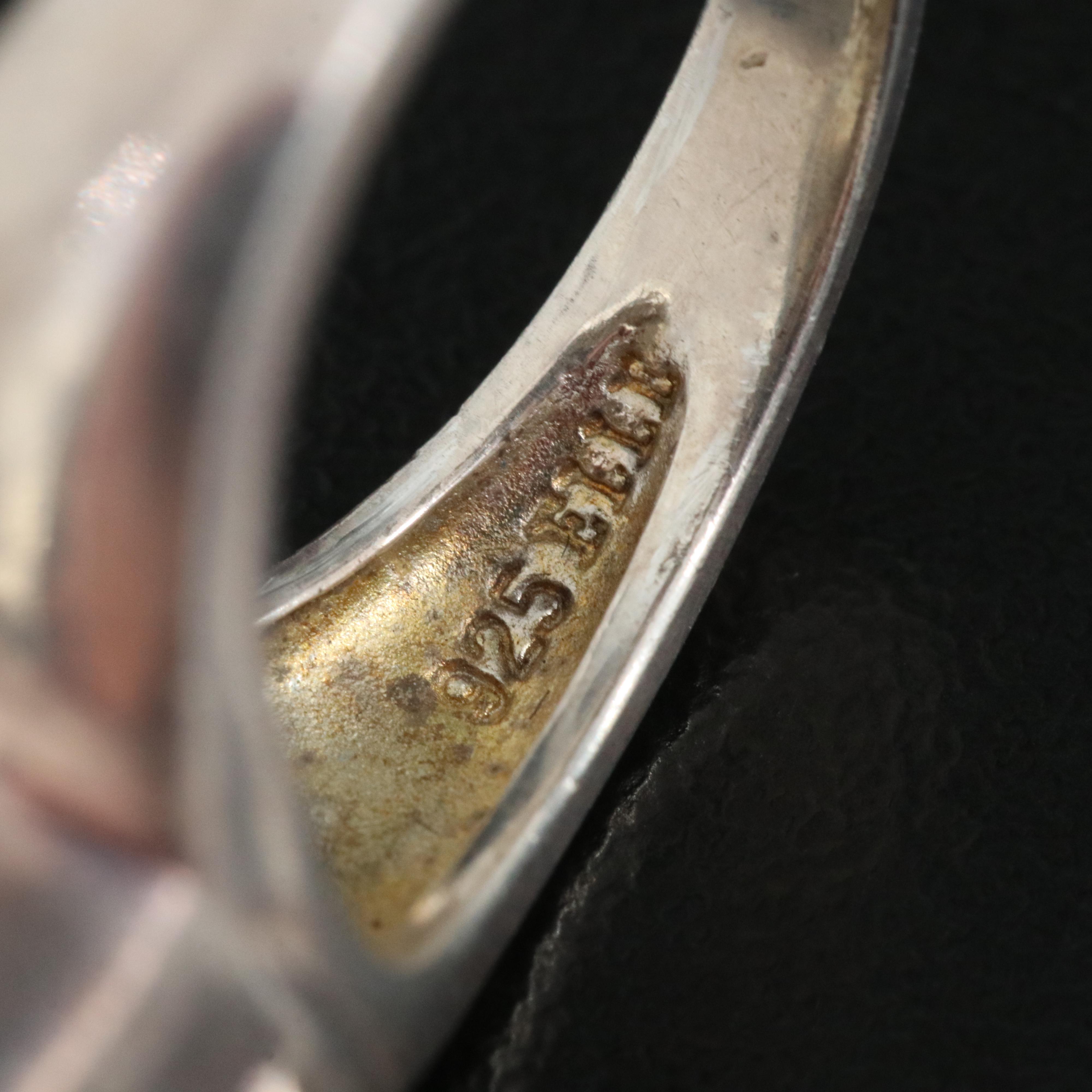 Elle Sterling Jadeite and Ruby Ring