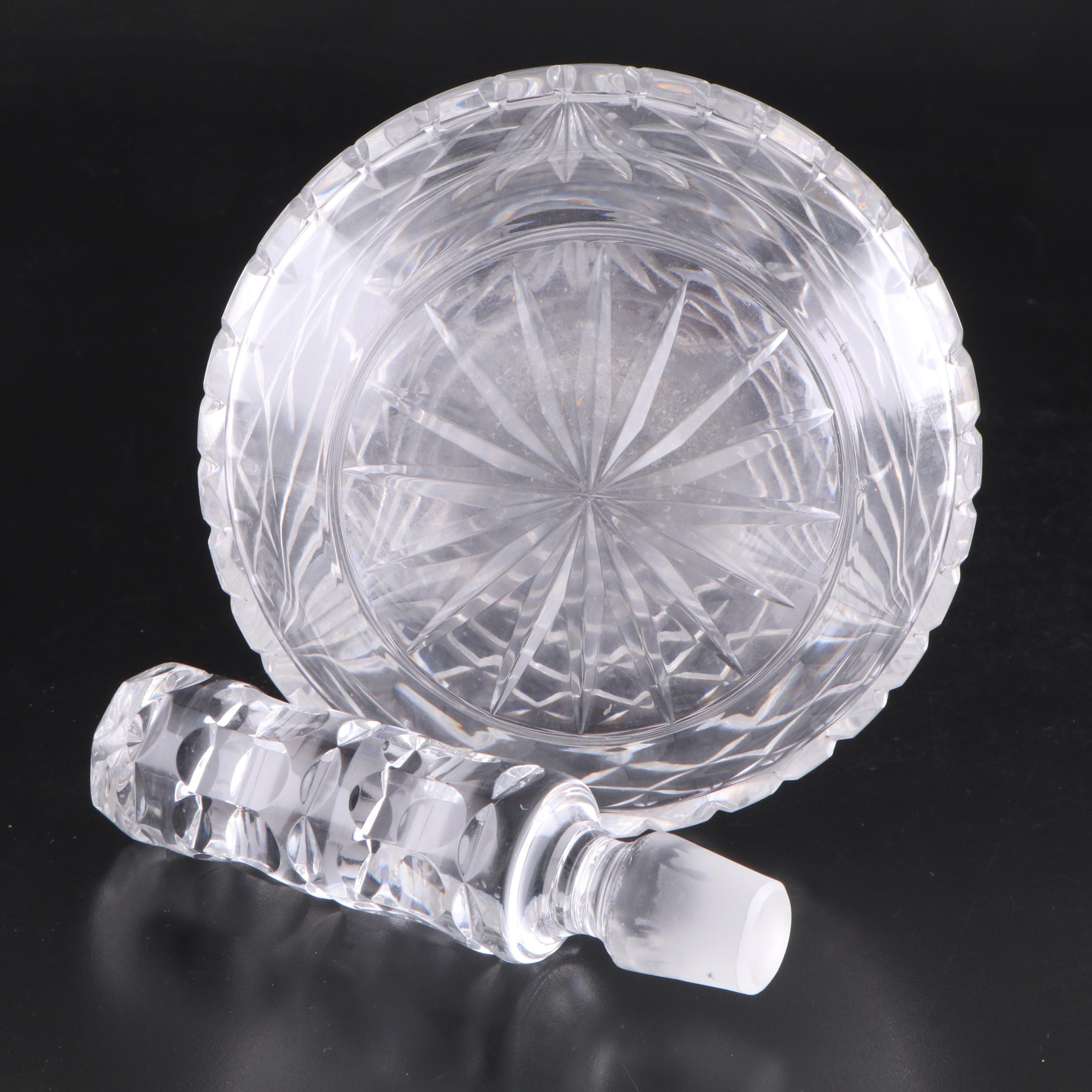 Orrefors Glass Decanter with Cut Crystal Decanter and More Bar Tools