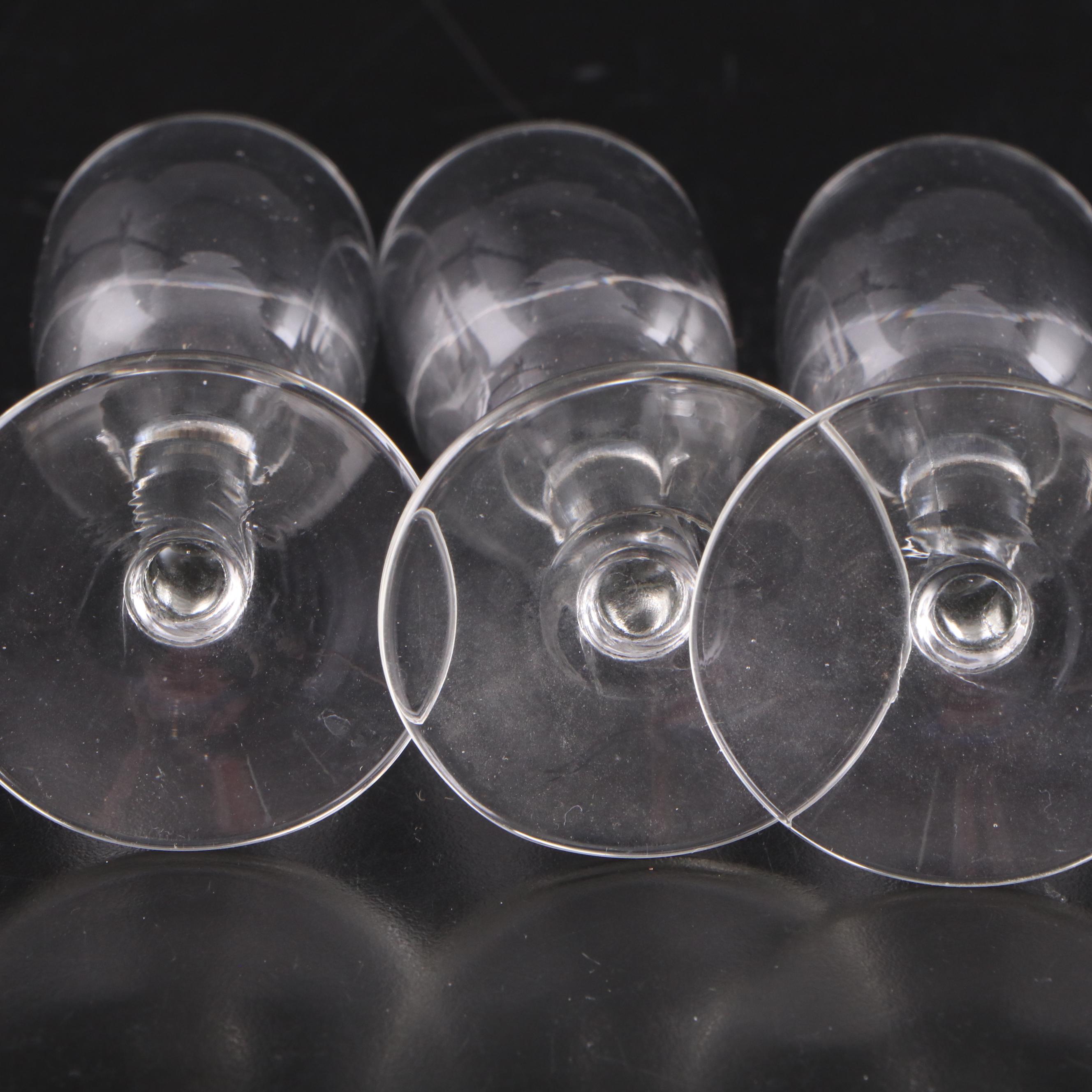 Orrefors Glass Decanter with Cut Crystal Decanter and More Bar Tools