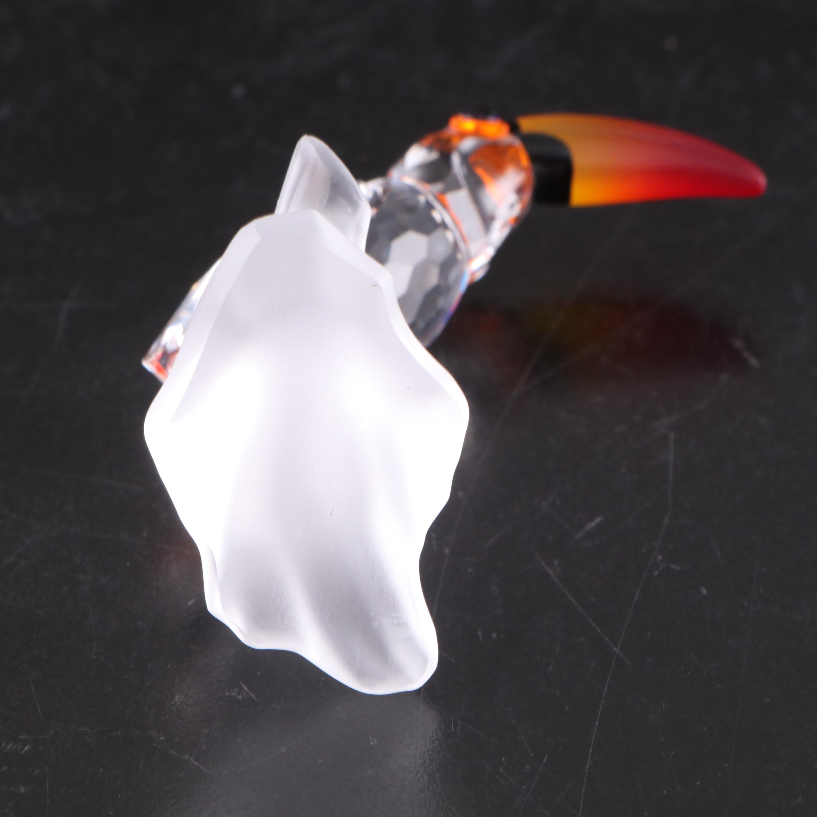 Swarovski "Siamese Fighting Fish" Crystal Fish Figurine with More Figurines