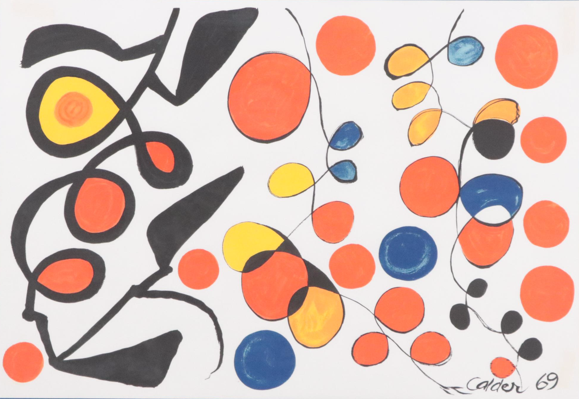 Alexander Calder Lithograph "Spring Carnival," 1969