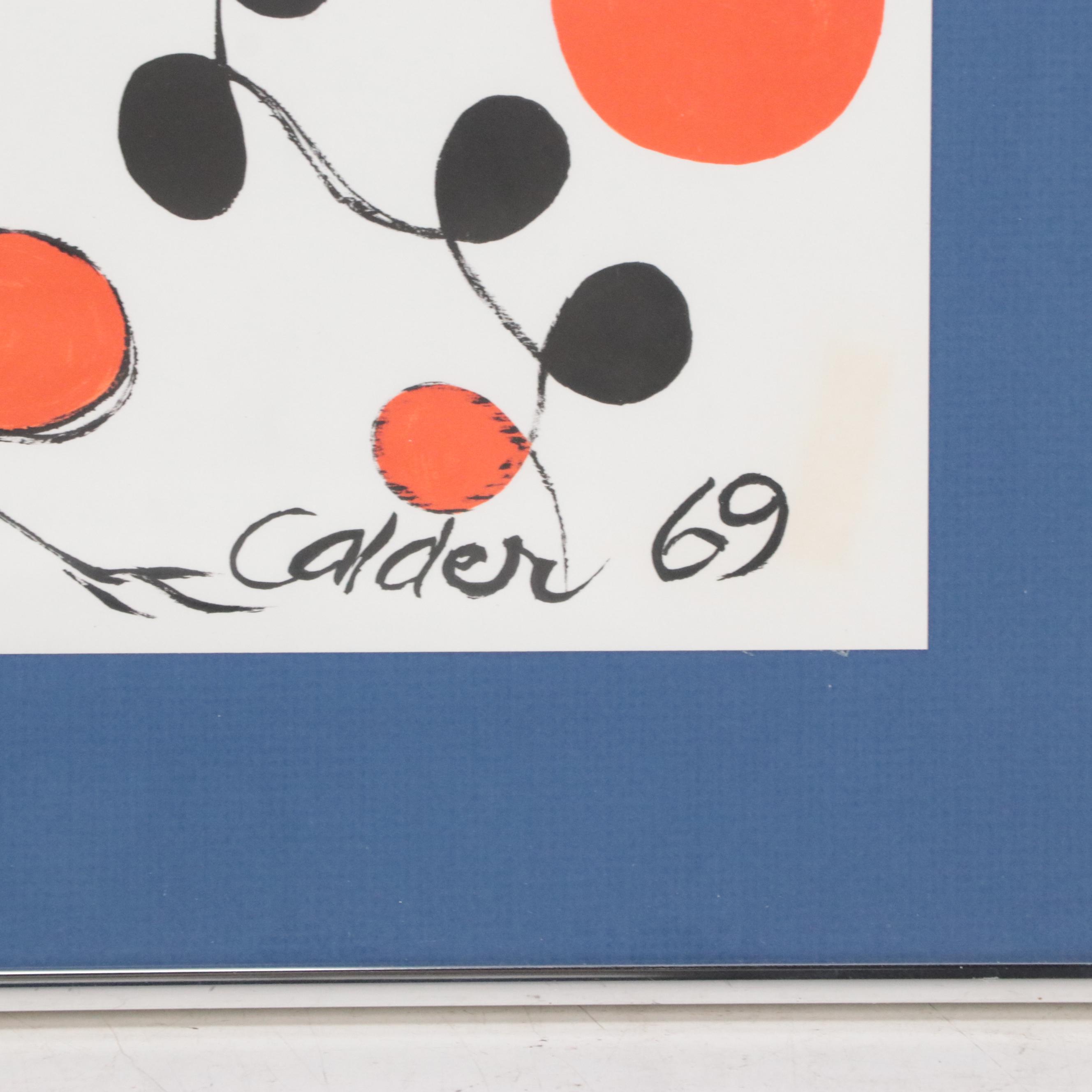 Alexander Calder Lithograph "Spring Carnival," 1969