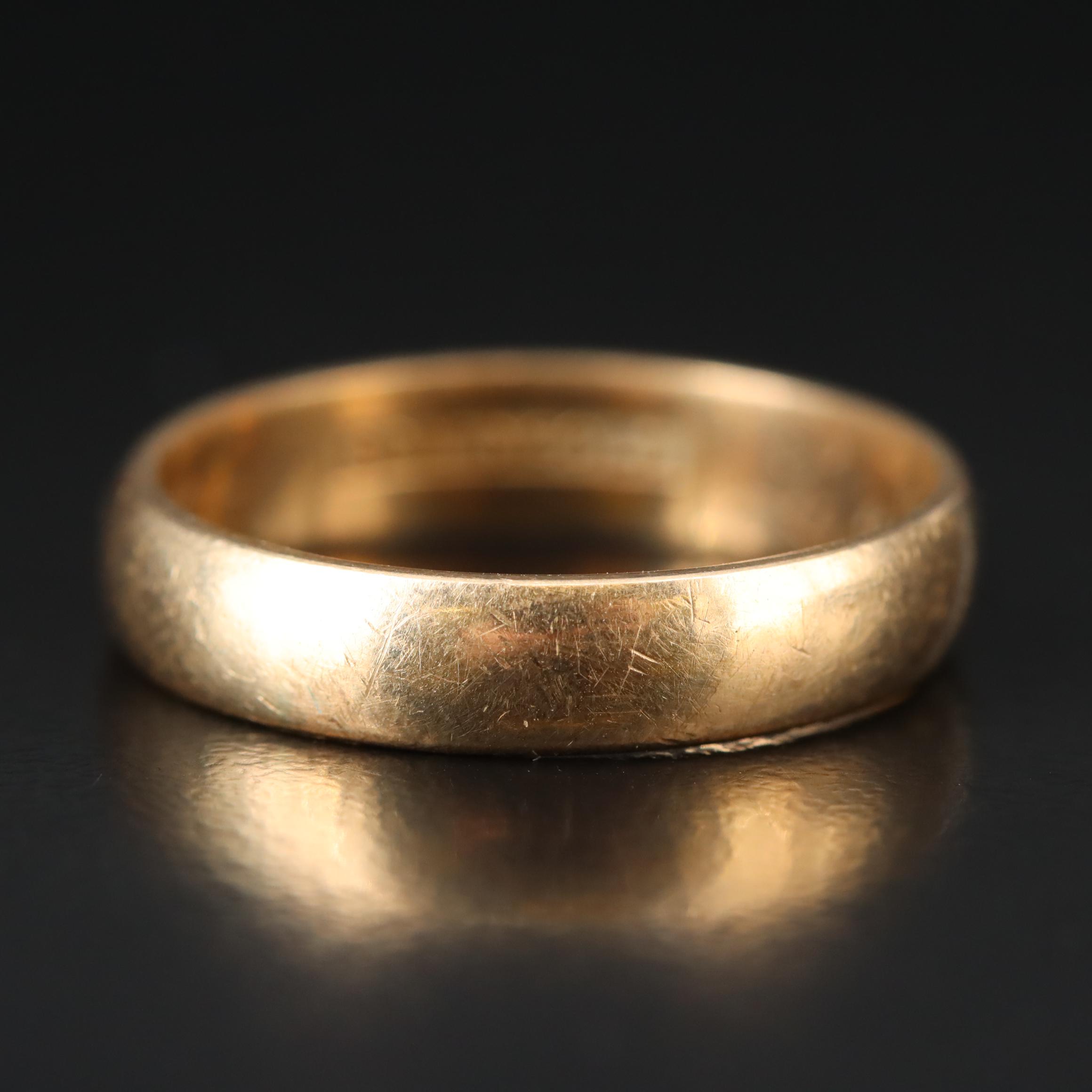 Vintage 10K Gold Band
