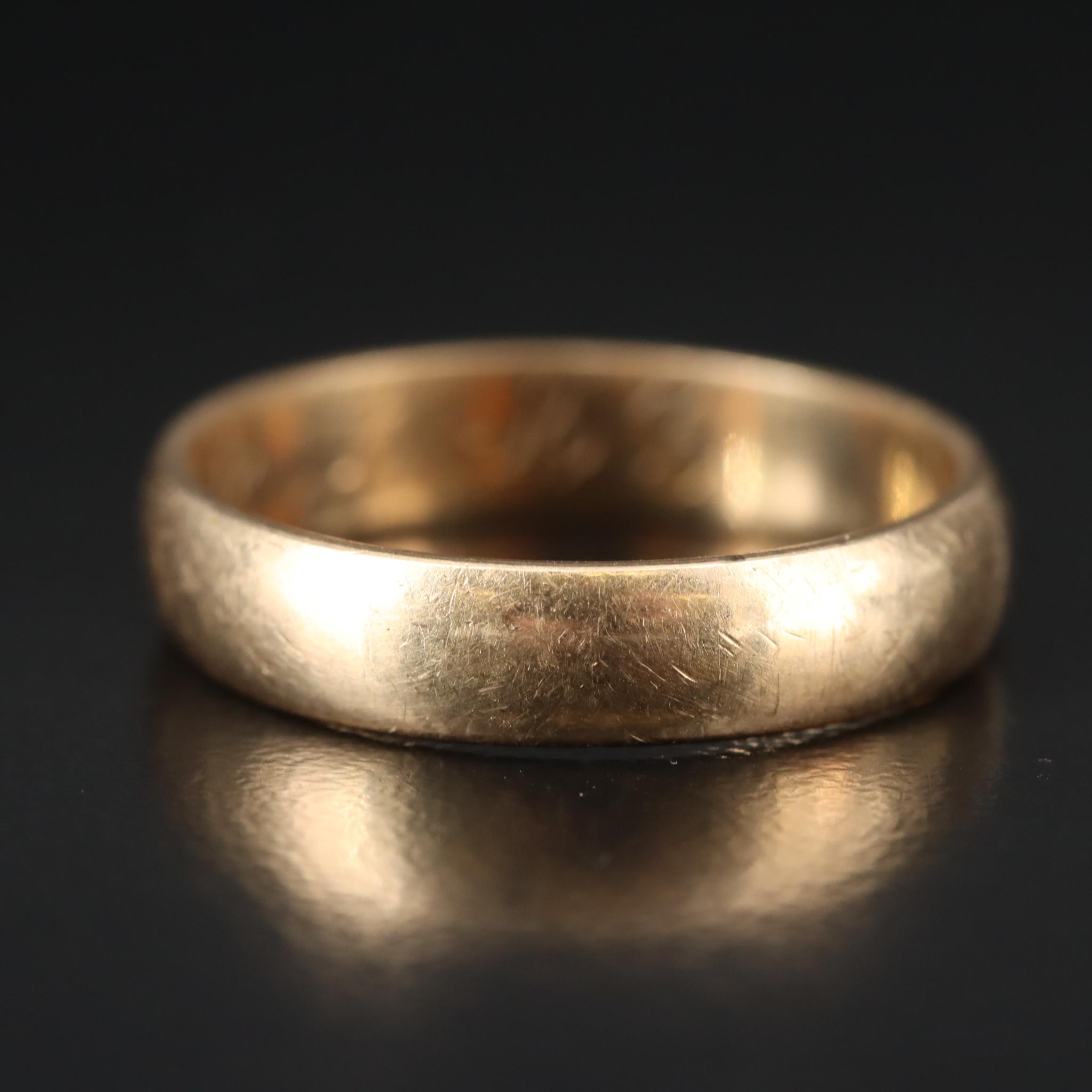 Vintage 10K Gold Band