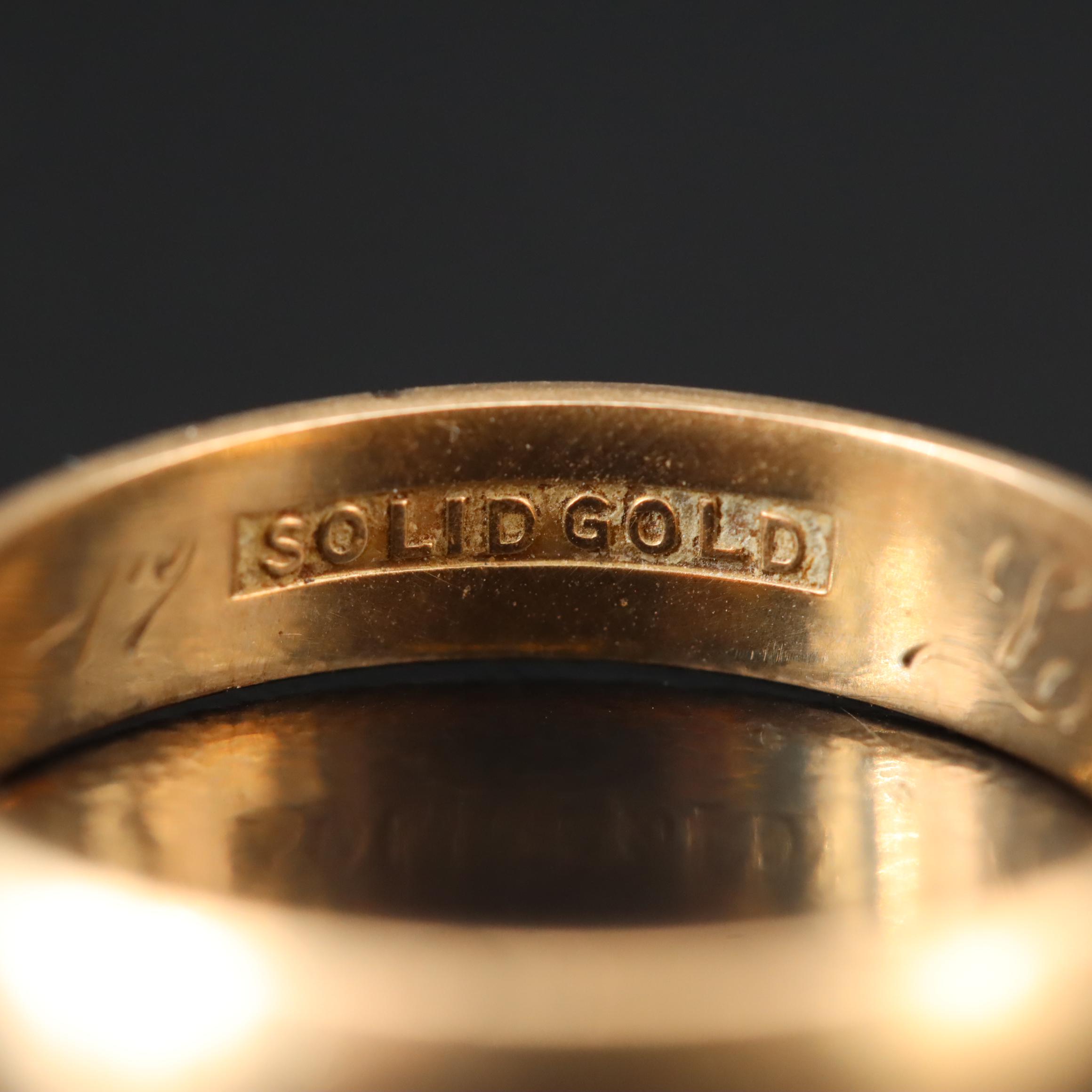 Vintage 10K Gold Band
