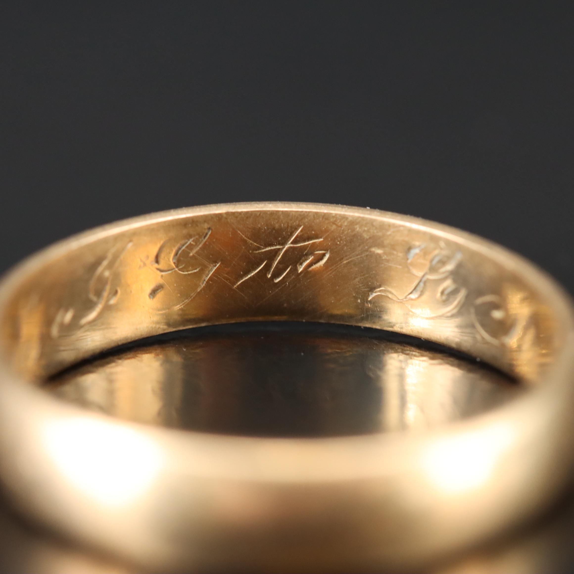 Vintage 10K Gold Band