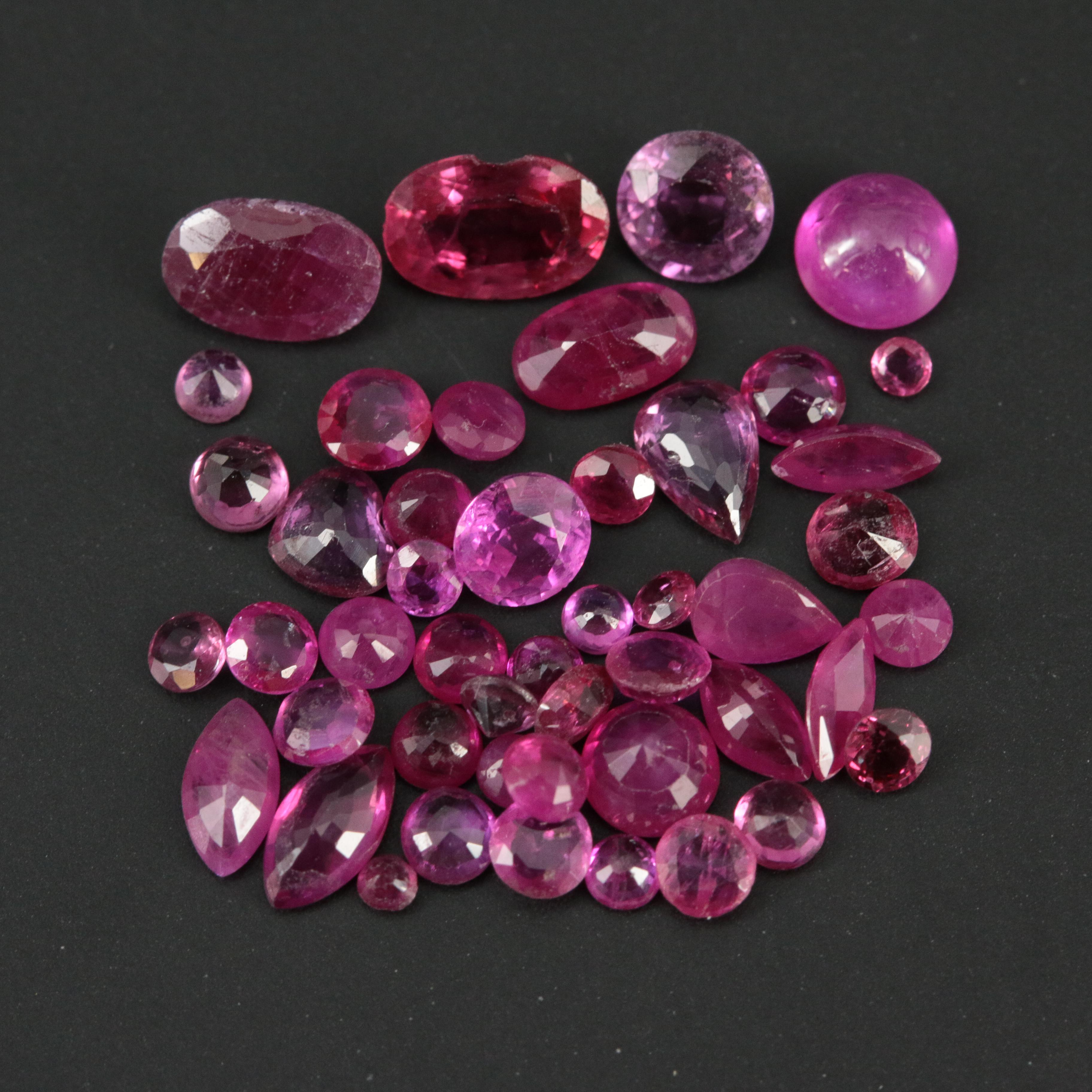 Loose 7.02 CTW Ruby Lot