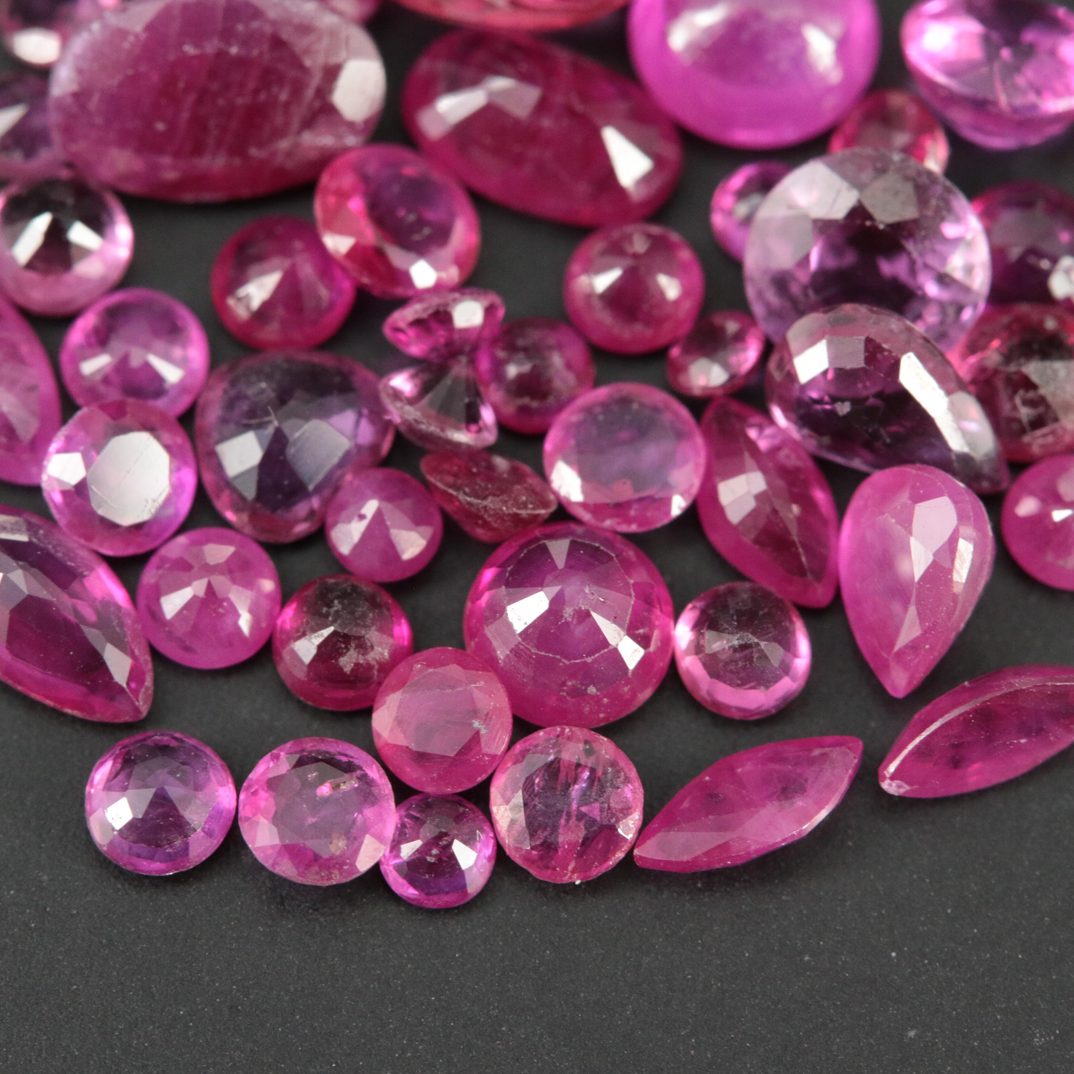 Loose 7.02 CTW Ruby Lot