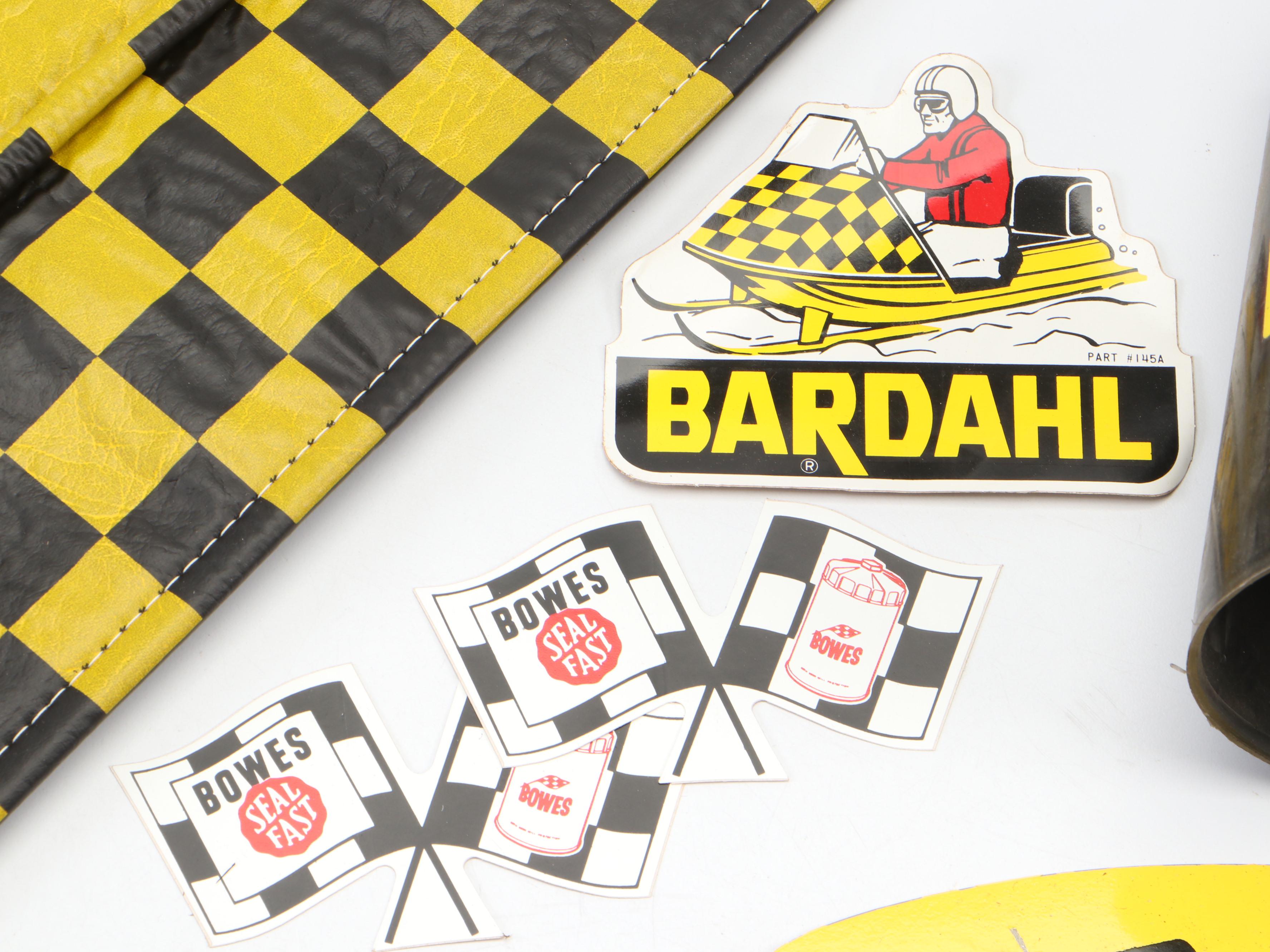 Bardahl Vinyl Fender Cover, Oil Funnel, Posters, Decals and Metal Sign, Vintage