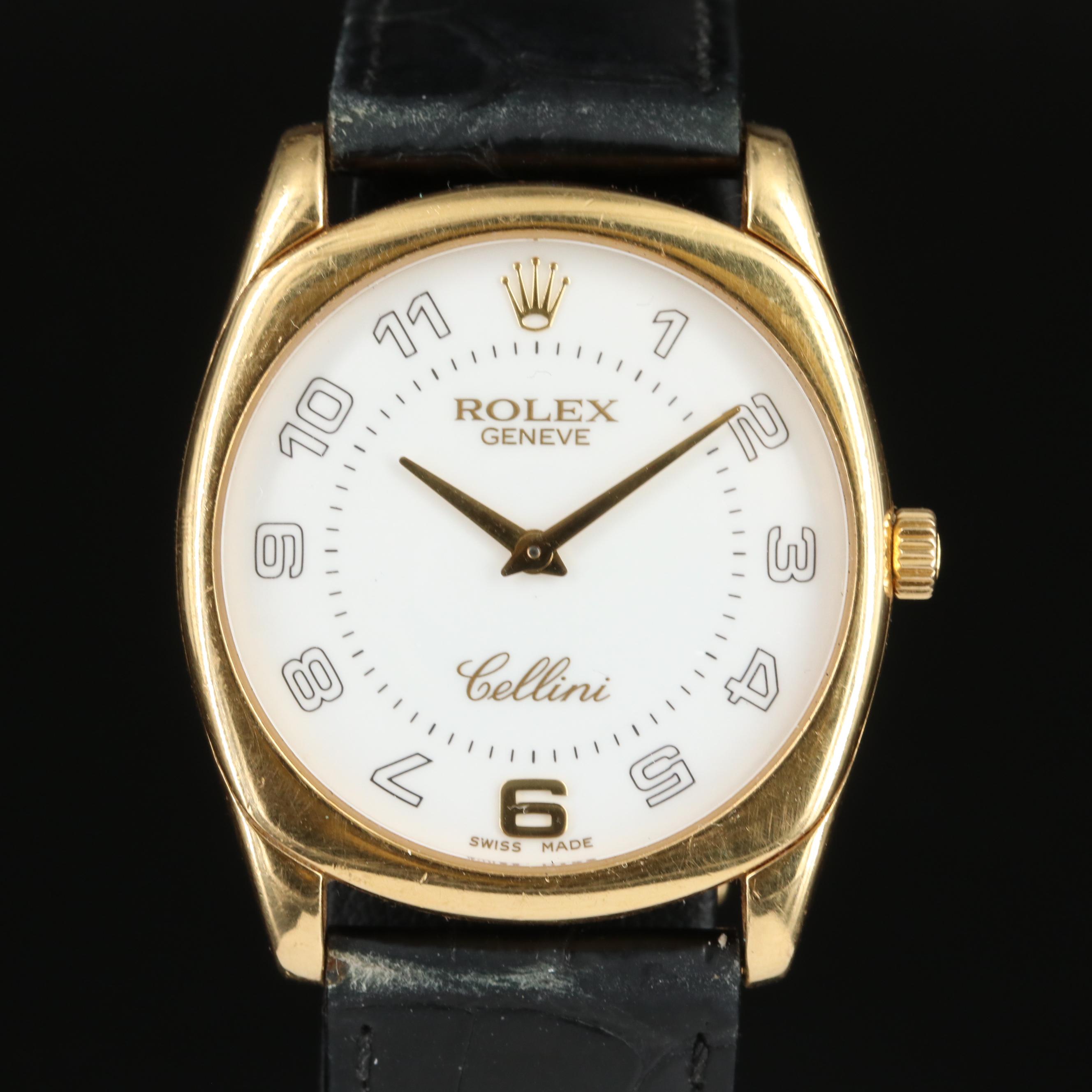 2001 18K Rolex Cellini Danaos Watch