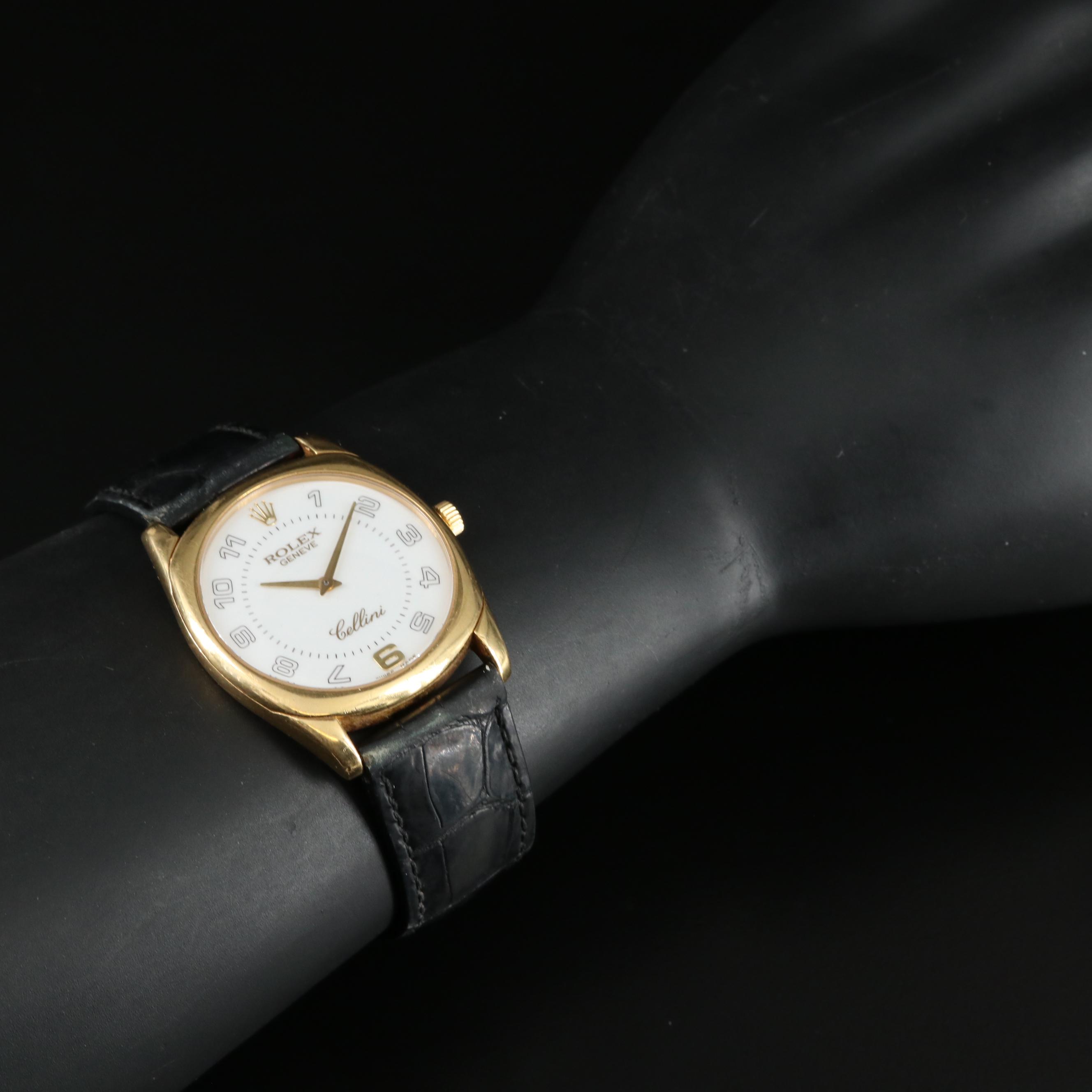 2001 18K Rolex Cellini Danaos Watch