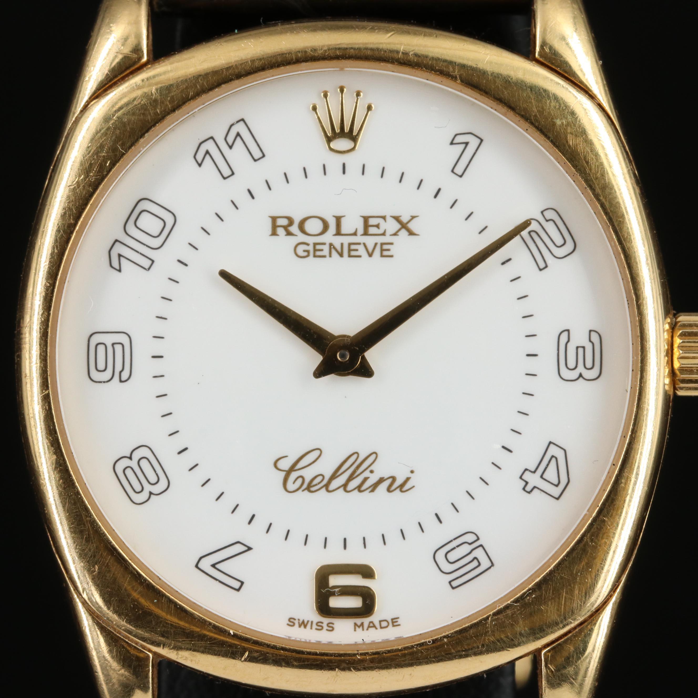 2001 18K Rolex Cellini Danaos Watch