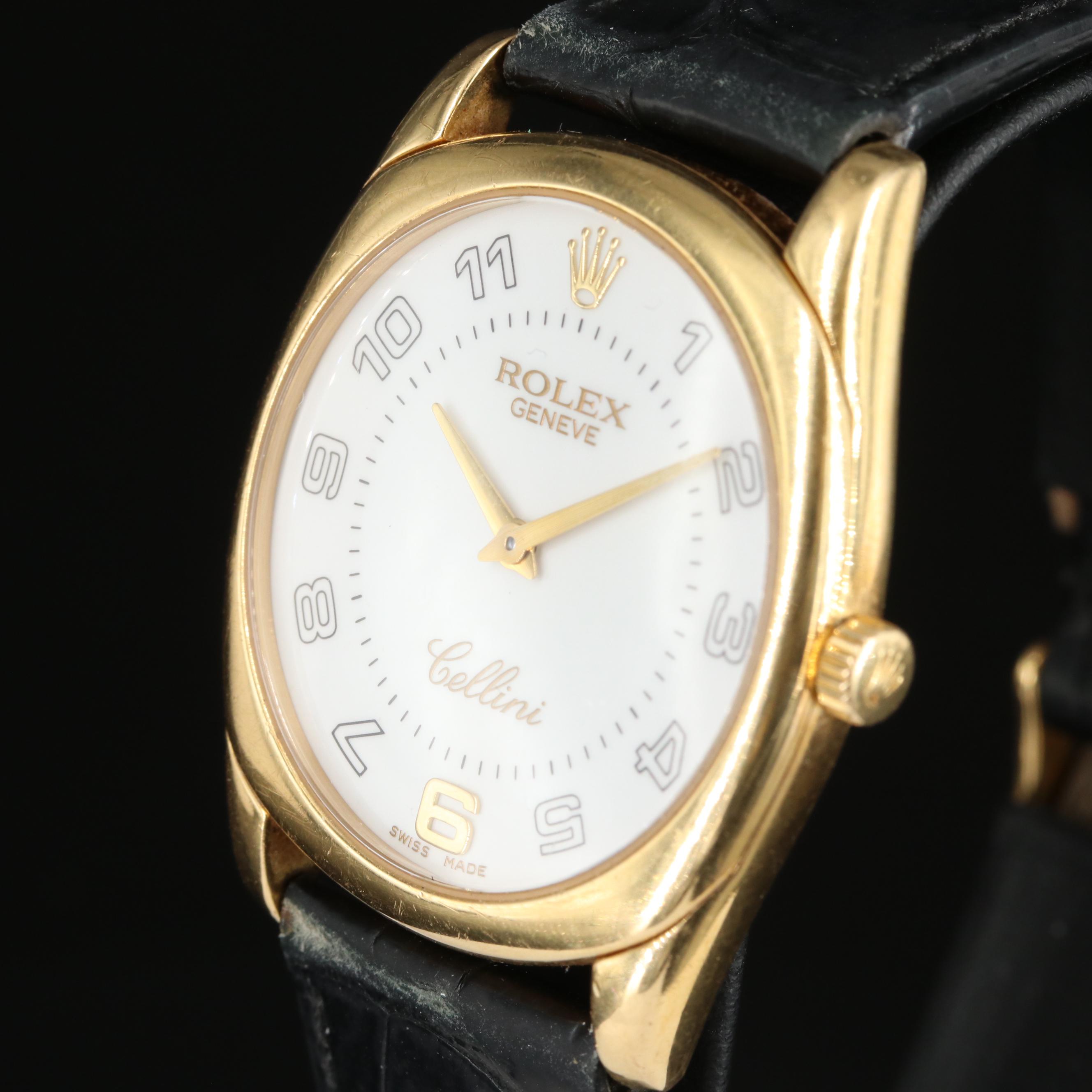 2001 18K Rolex Cellini Danaos Watch