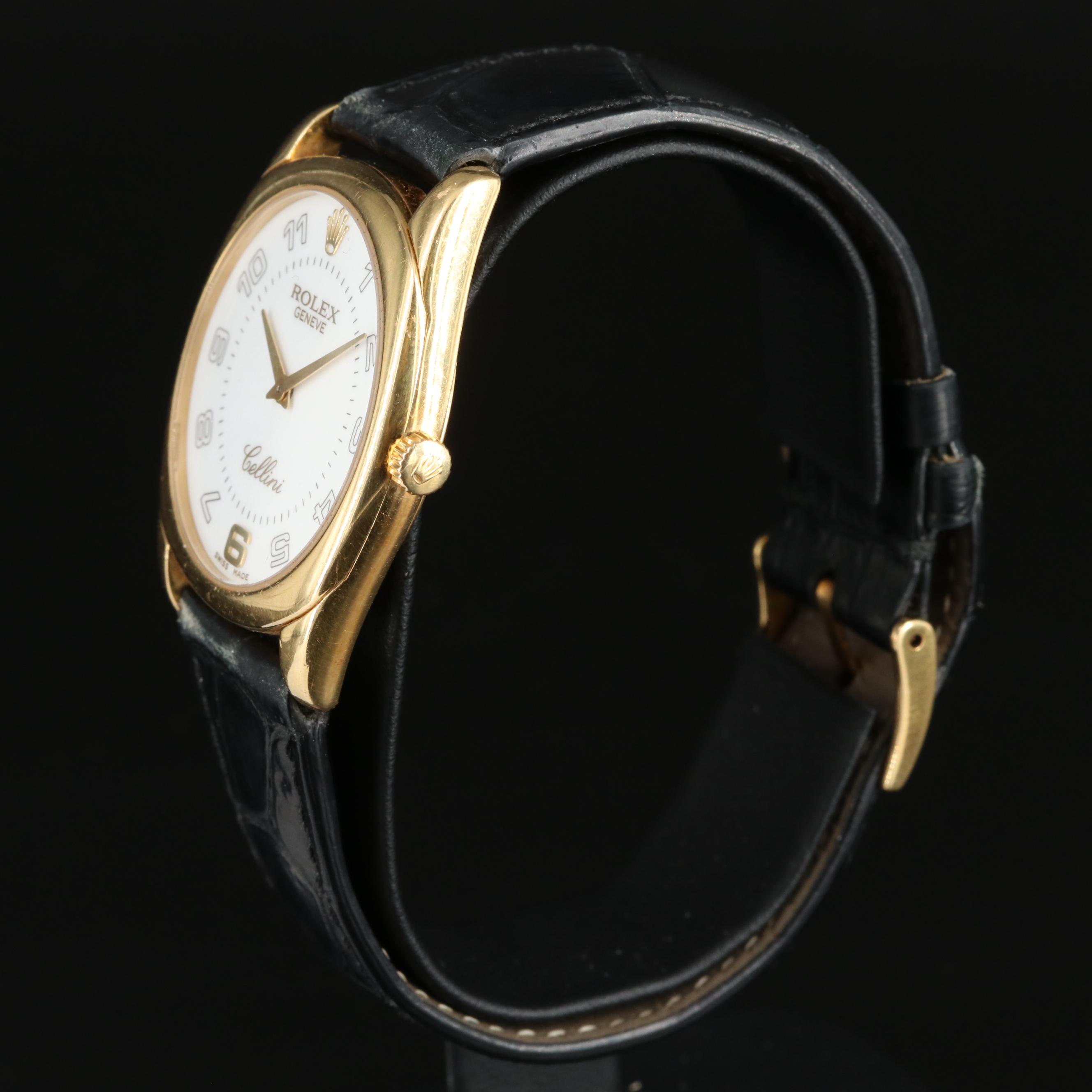 2001 18K Rolex Cellini Danaos Watch