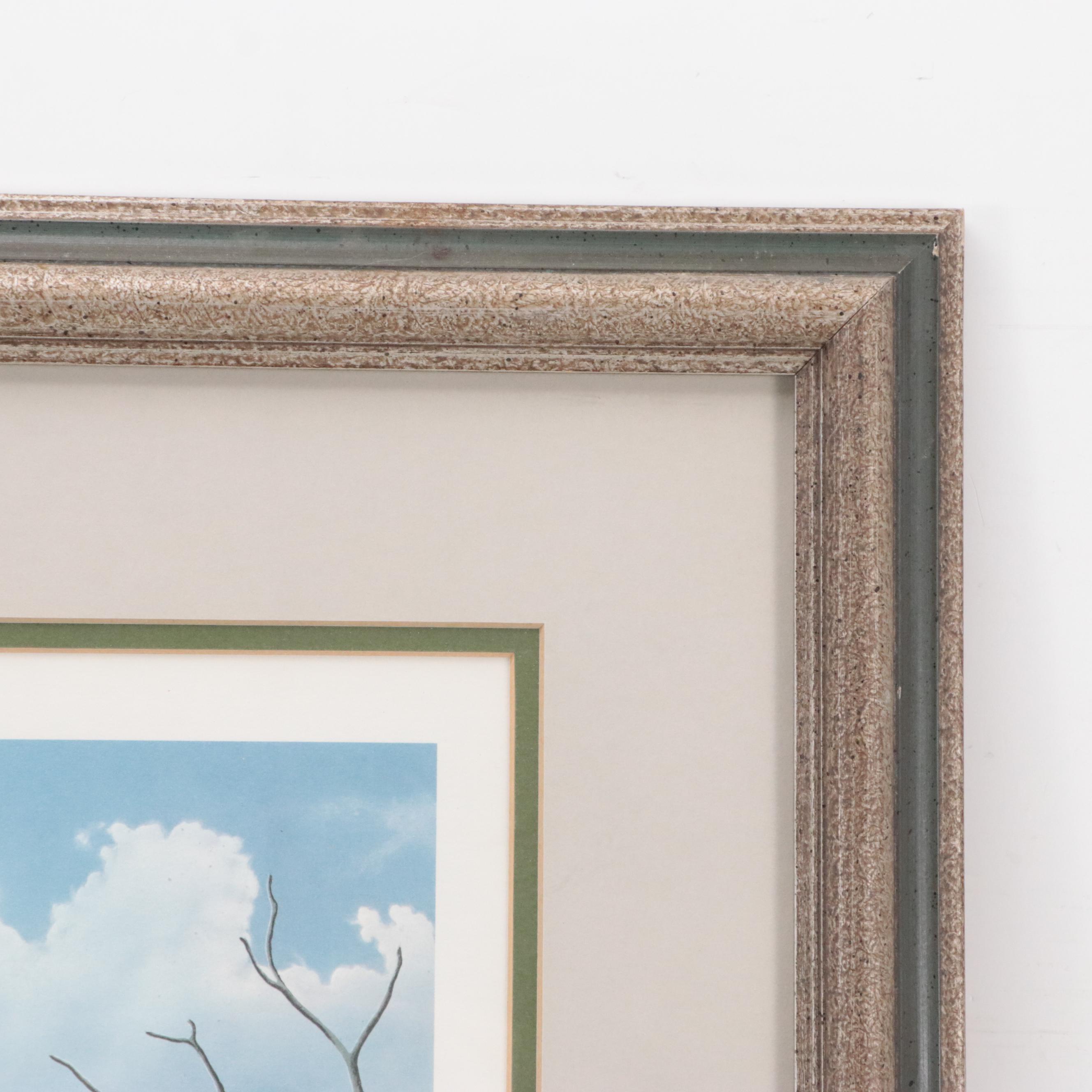 Robert Brandenburg Offset Lithograph "Bald Eagle," Late 20th Century