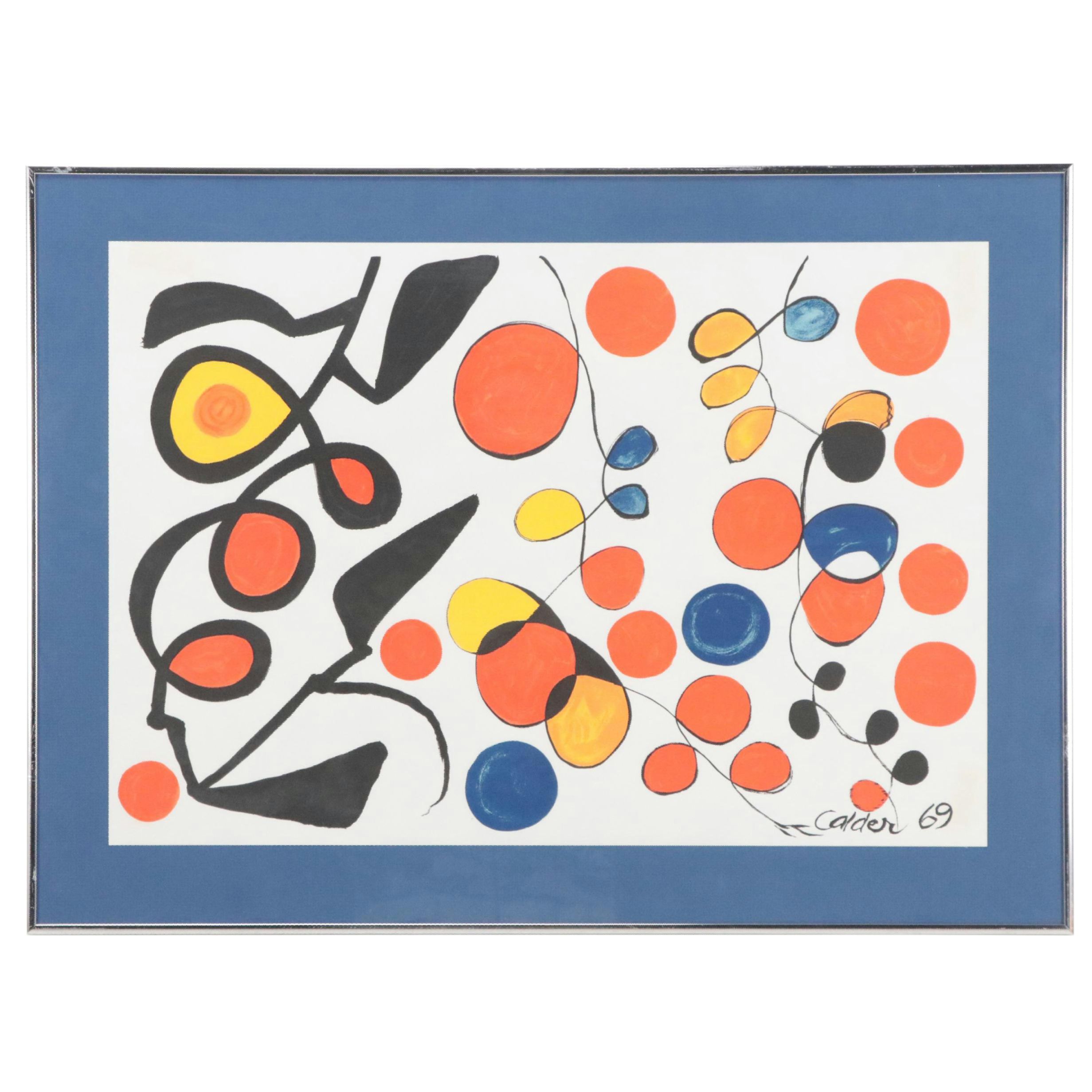 Alexander Calder Lithograph "Spring Carnival," 1969