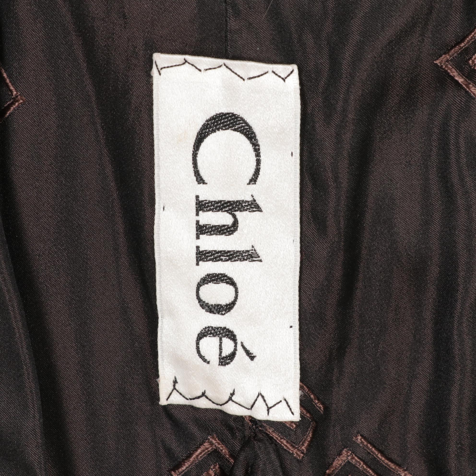 Chloe Mink Fur Coat From Neiman-Marcus With Detachable Hood and Side Vents