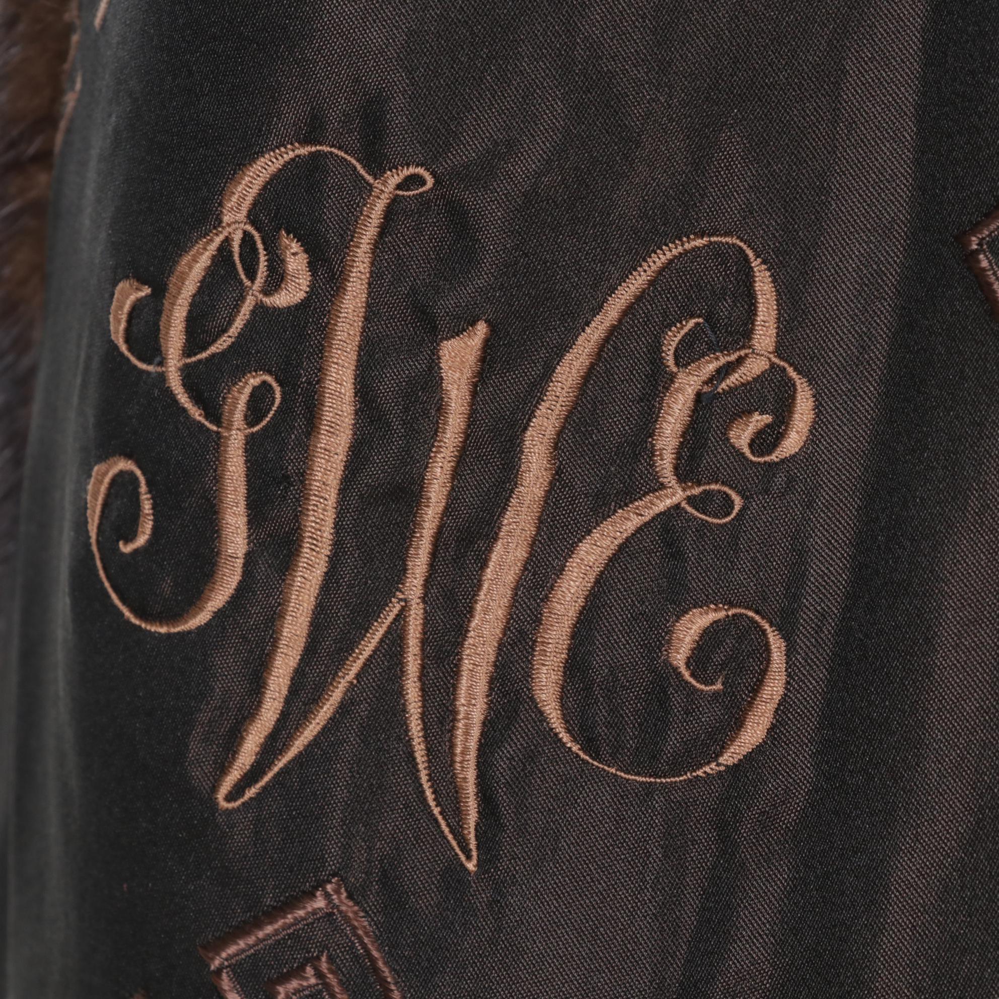 Chloe Mink Fur Coat From Neiman-Marcus With Detachable Hood and Side Vents