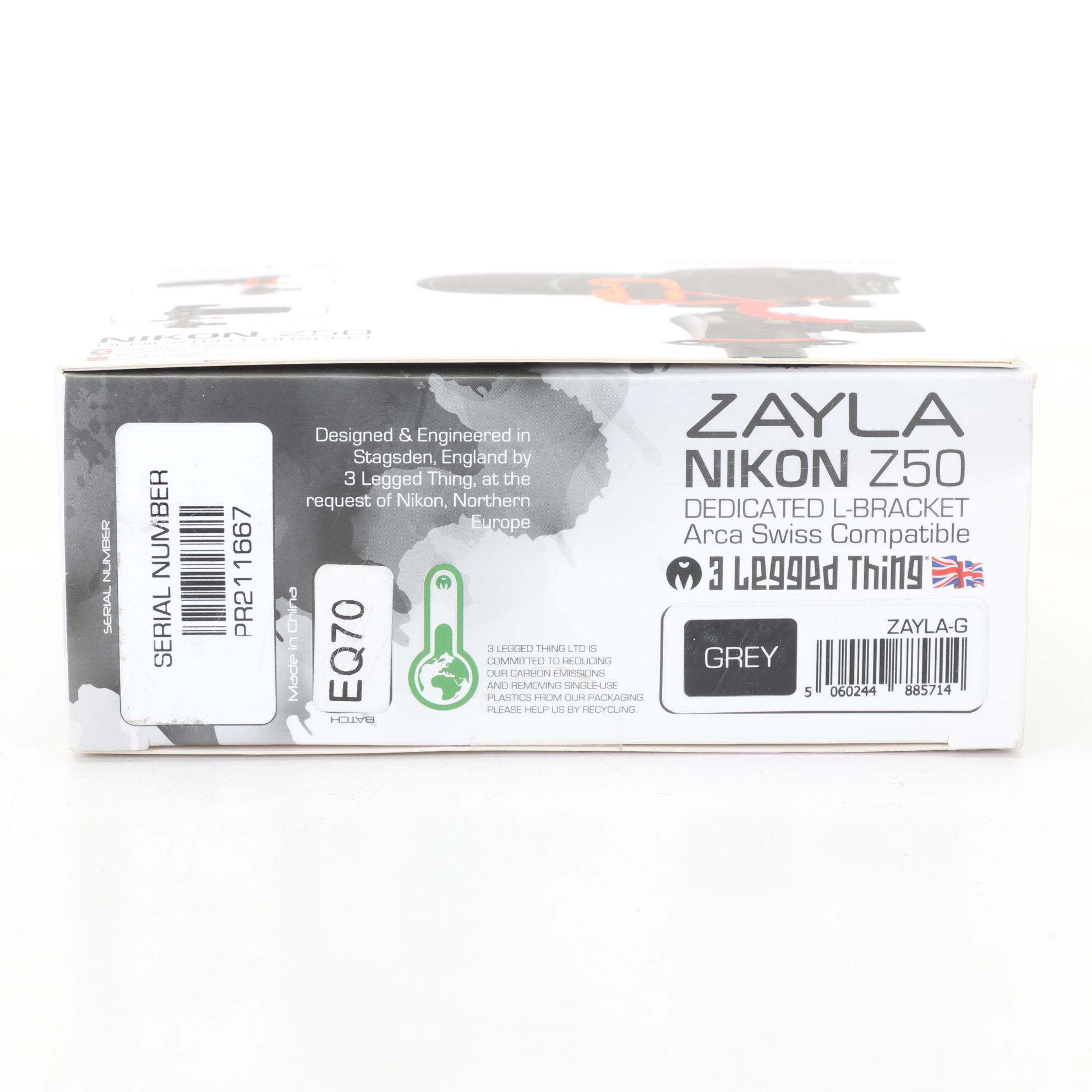 Five 3-Legged Thing Zayla Dedicated L-Bracket for Nikon Z50