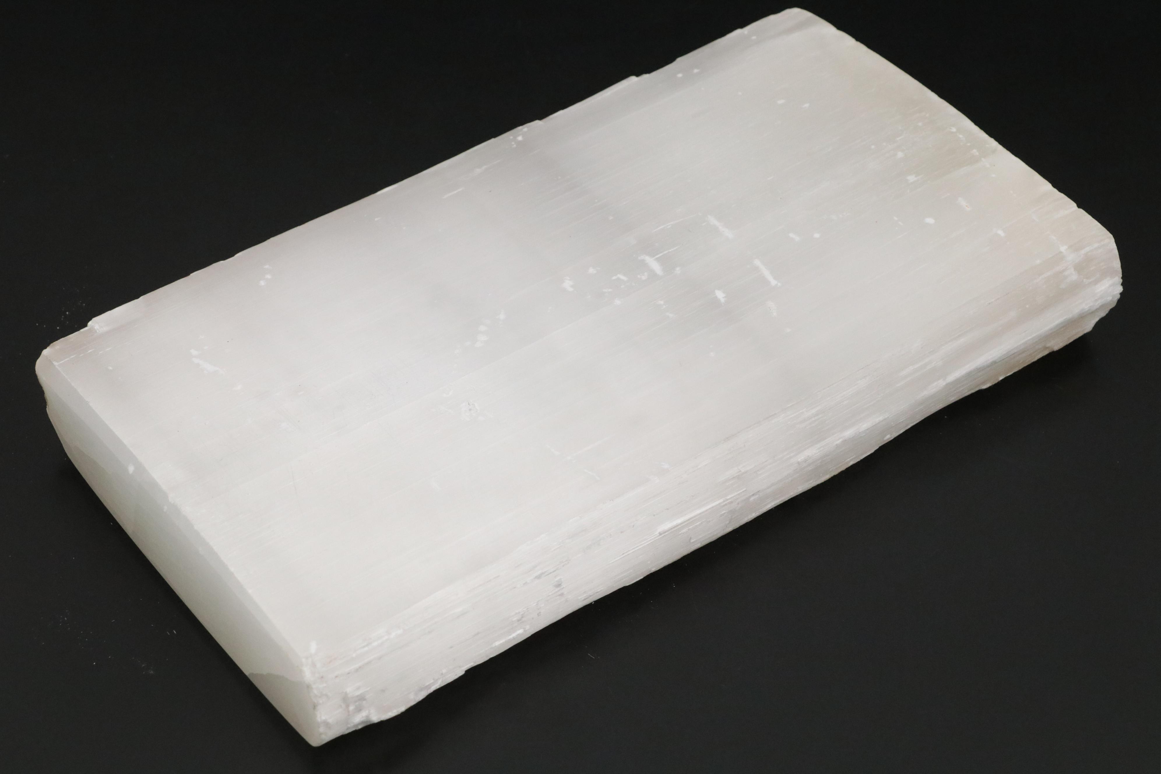 Selenite Slab with Muscovite Mica Fragment and More