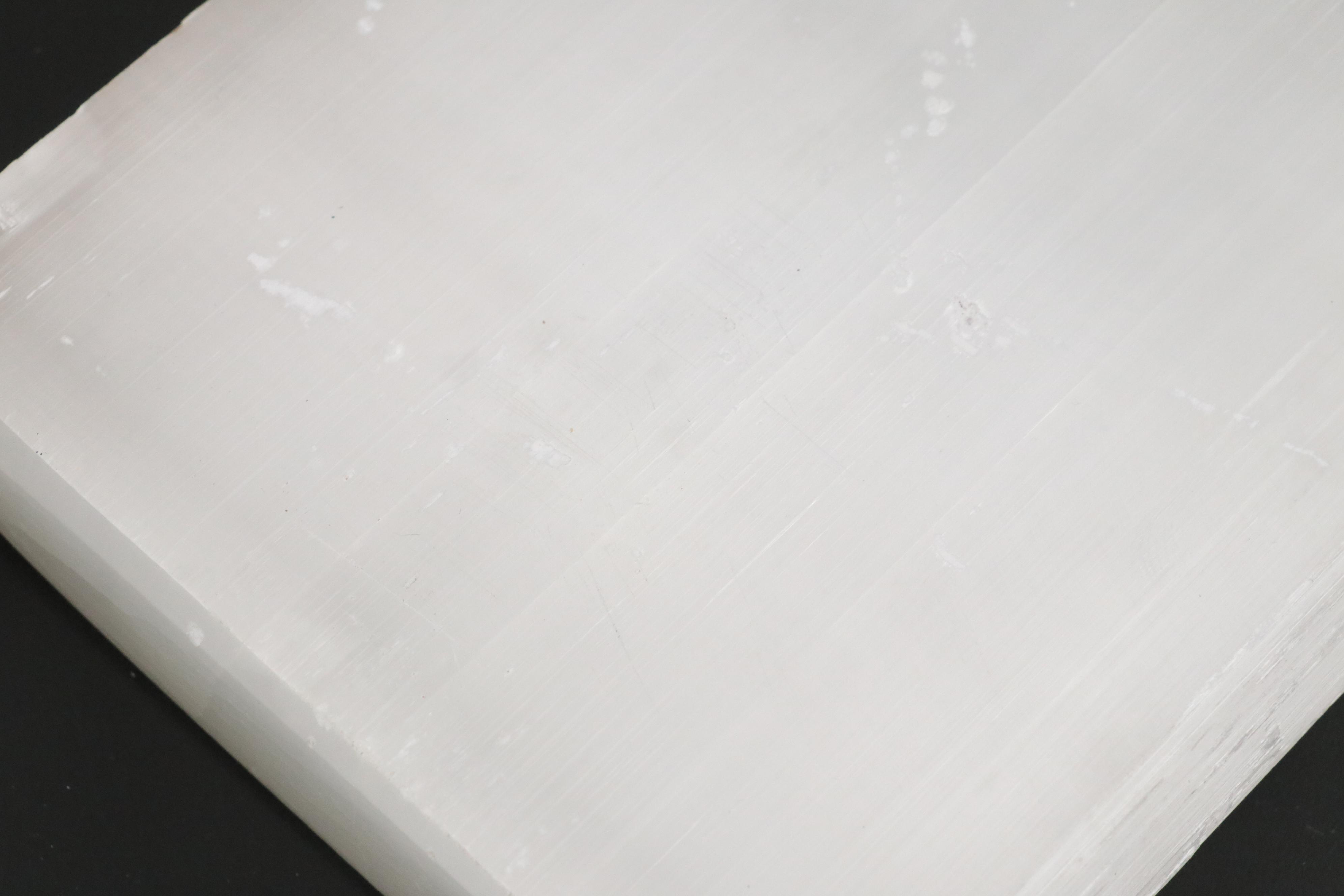 Selenite Slab with Muscovite Mica Fragment and More