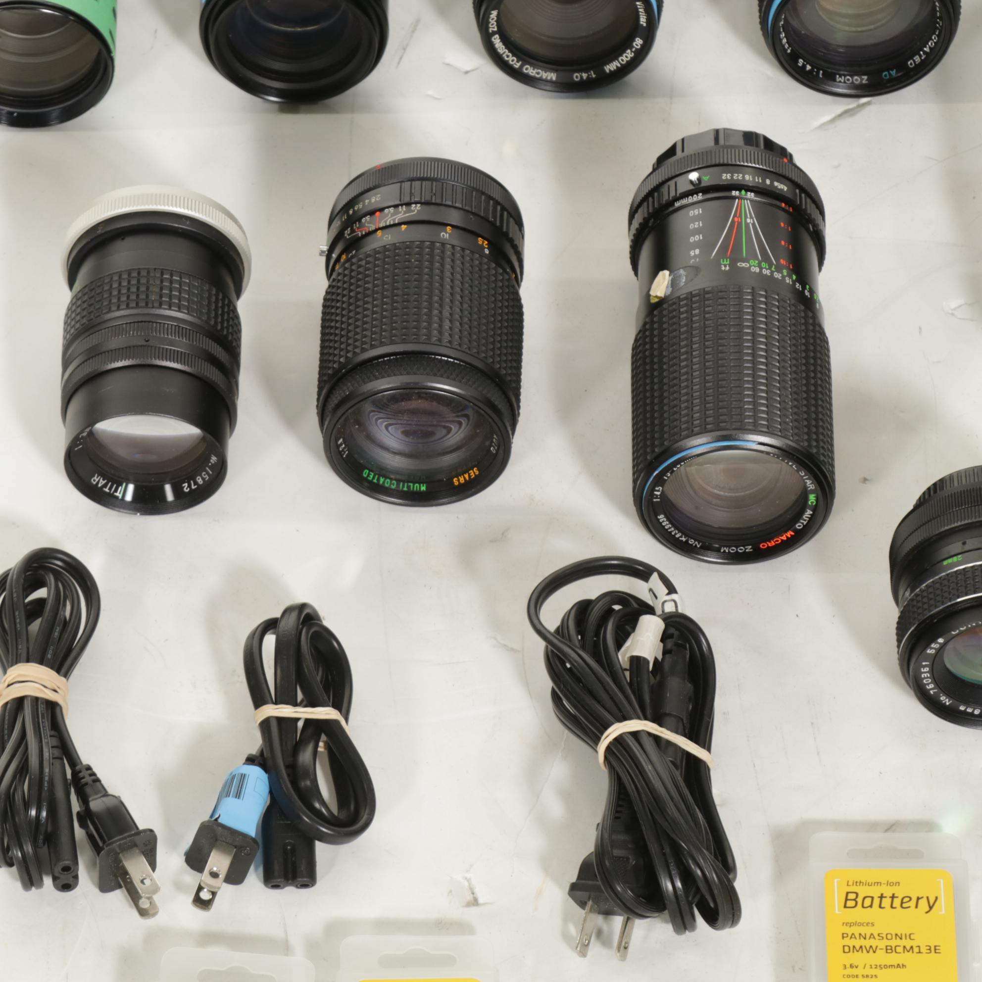 Canon FTb Camera Body with Lenses and Metal Carrying Case