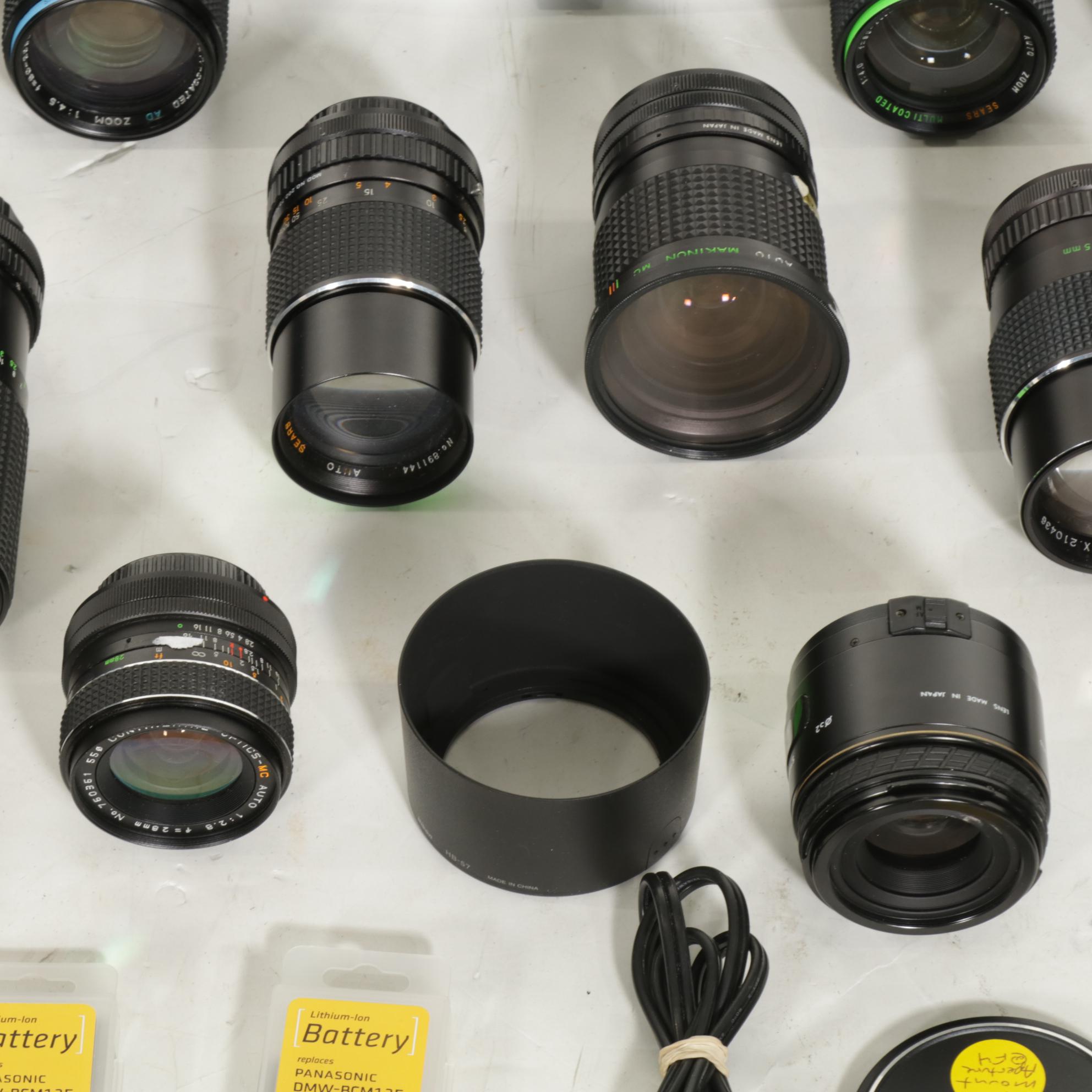 Canon FTb Camera Body with Lenses and Metal Carrying Case