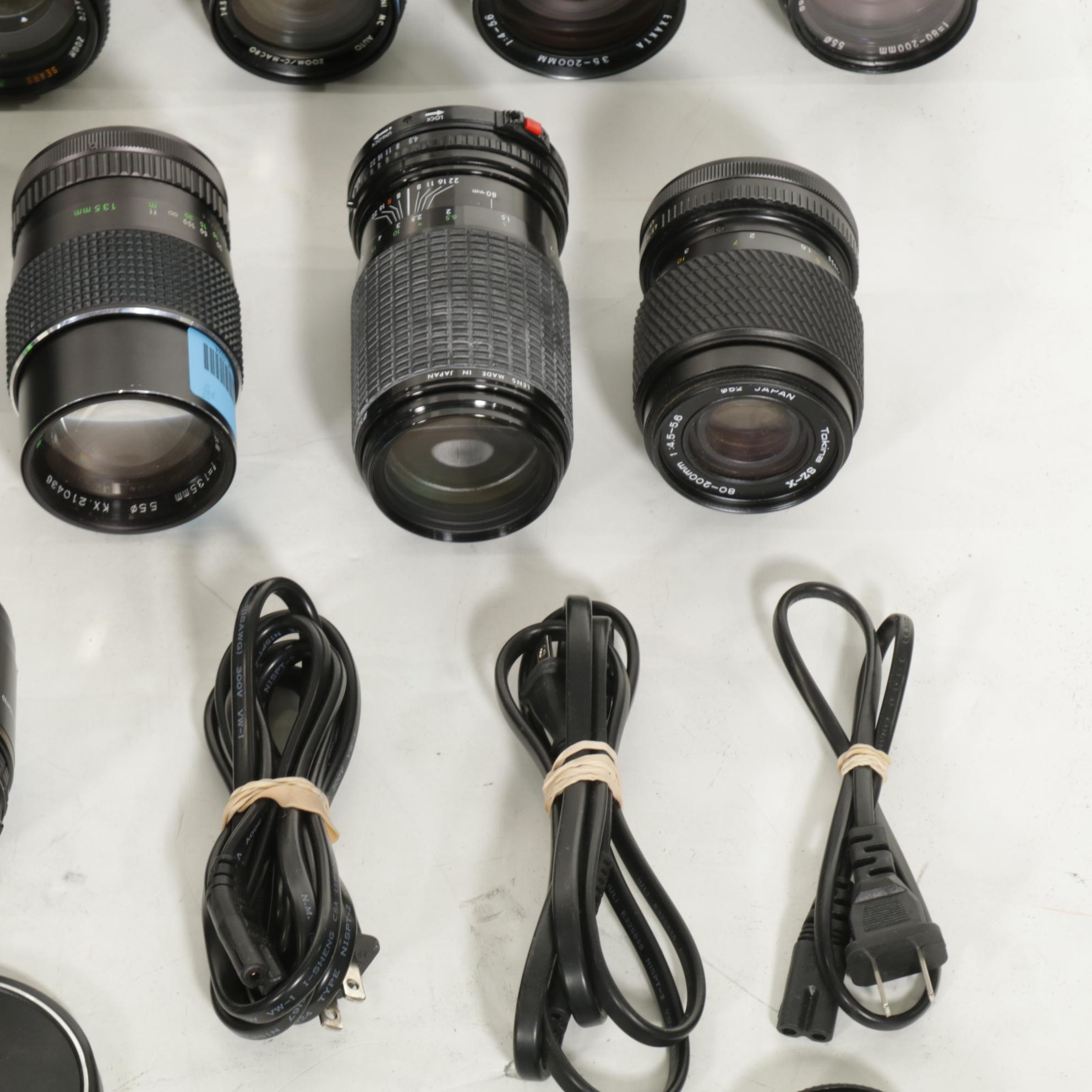 Canon FTb Camera Body with Lenses and Metal Carrying Case