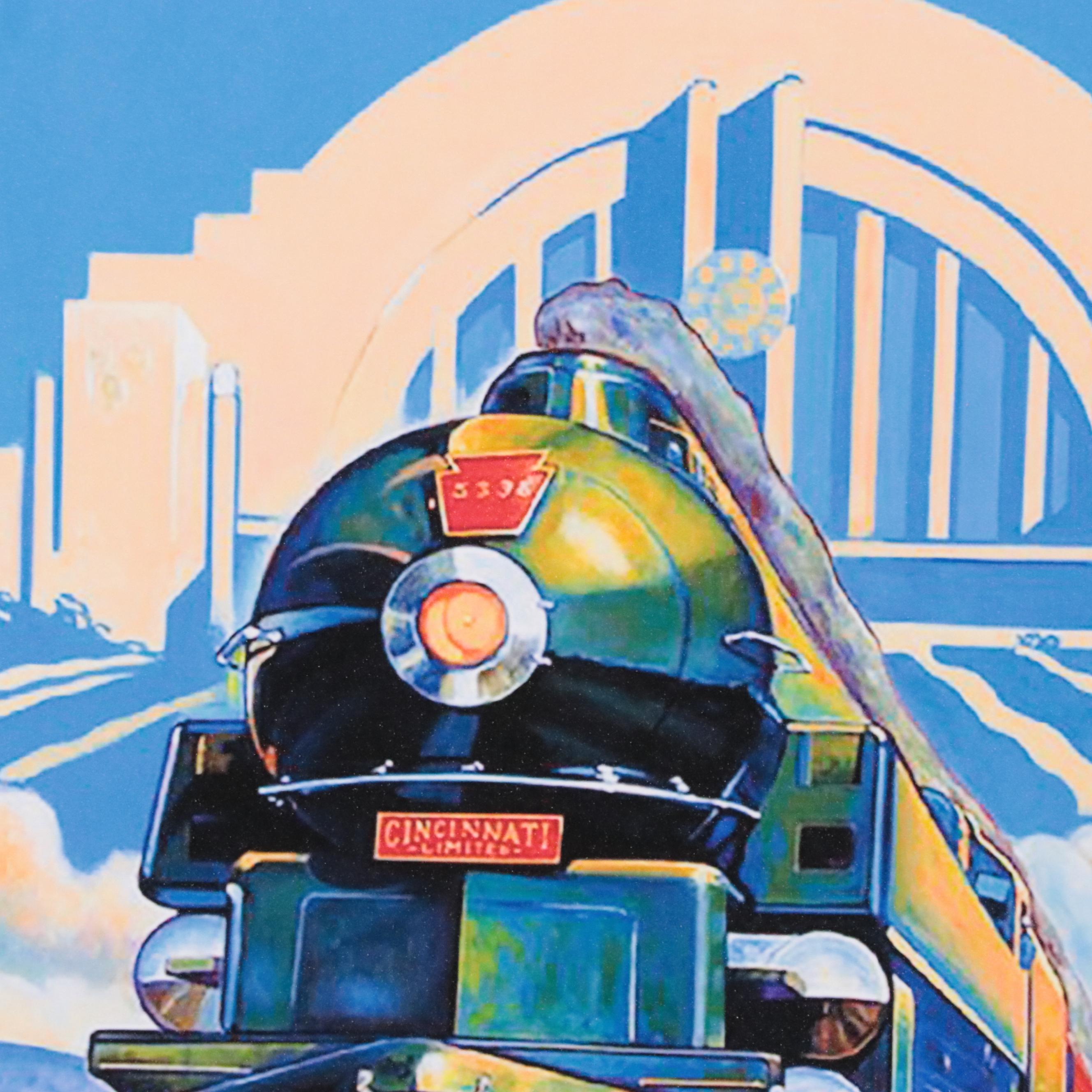 Giclée Poster of Cincinnati Pennsylvania Railroad