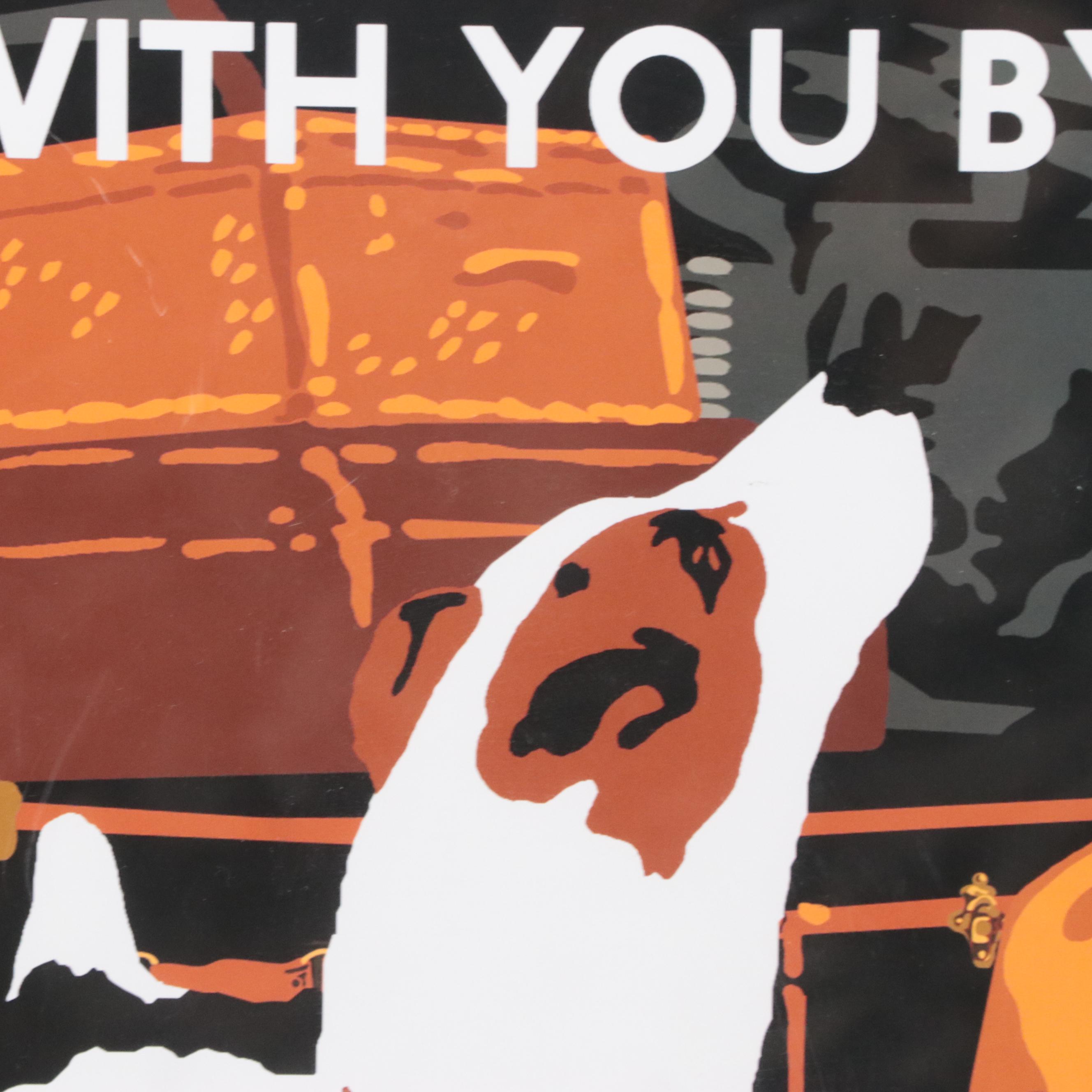 Giclée "Take Your Dog With You By Rail" Train Travel Poster