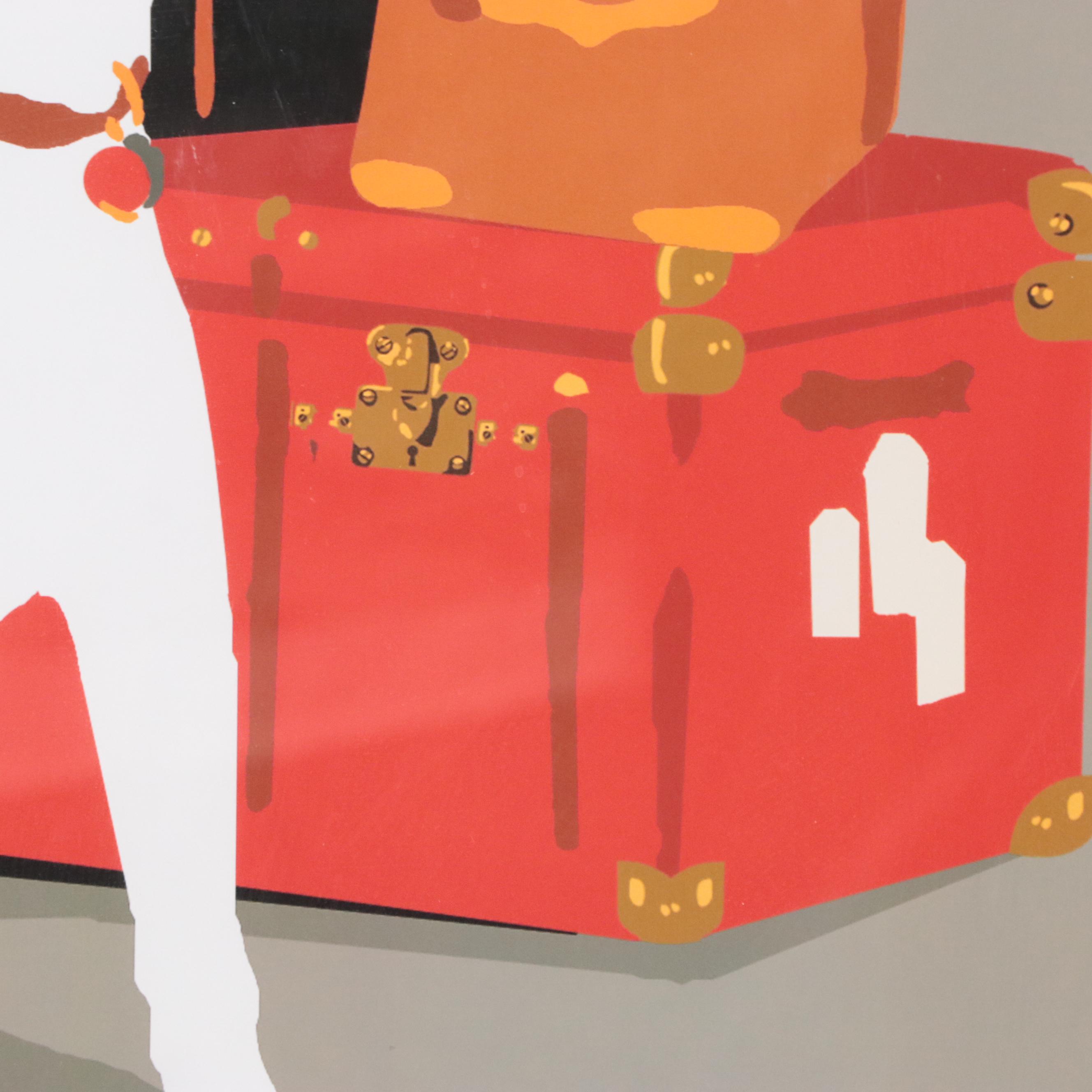 Giclée "Take Your Dog With You By Rail" Train Travel Poster