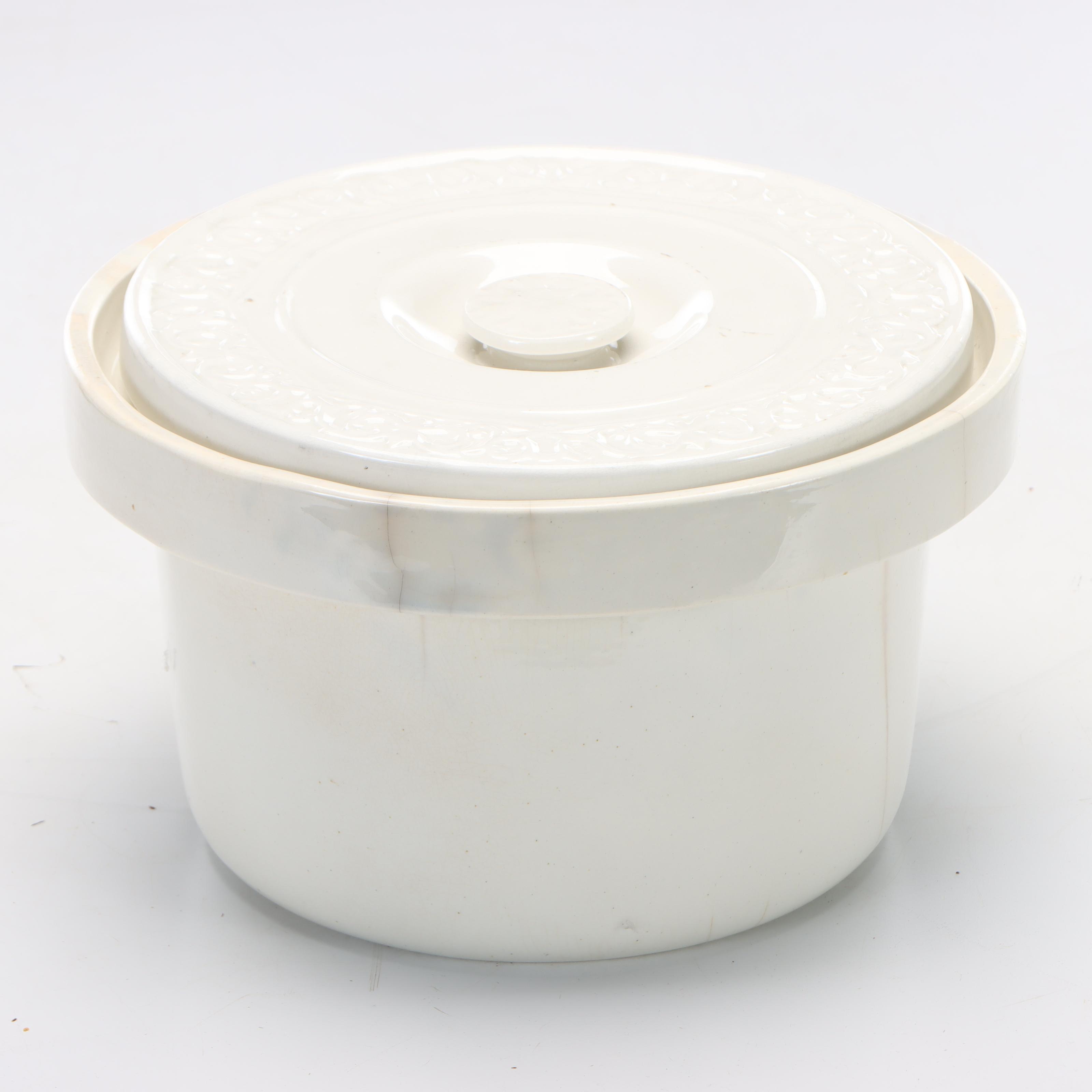 American Classical Mahogany Lift-Lid Chamber Pot Stand, 19th Century