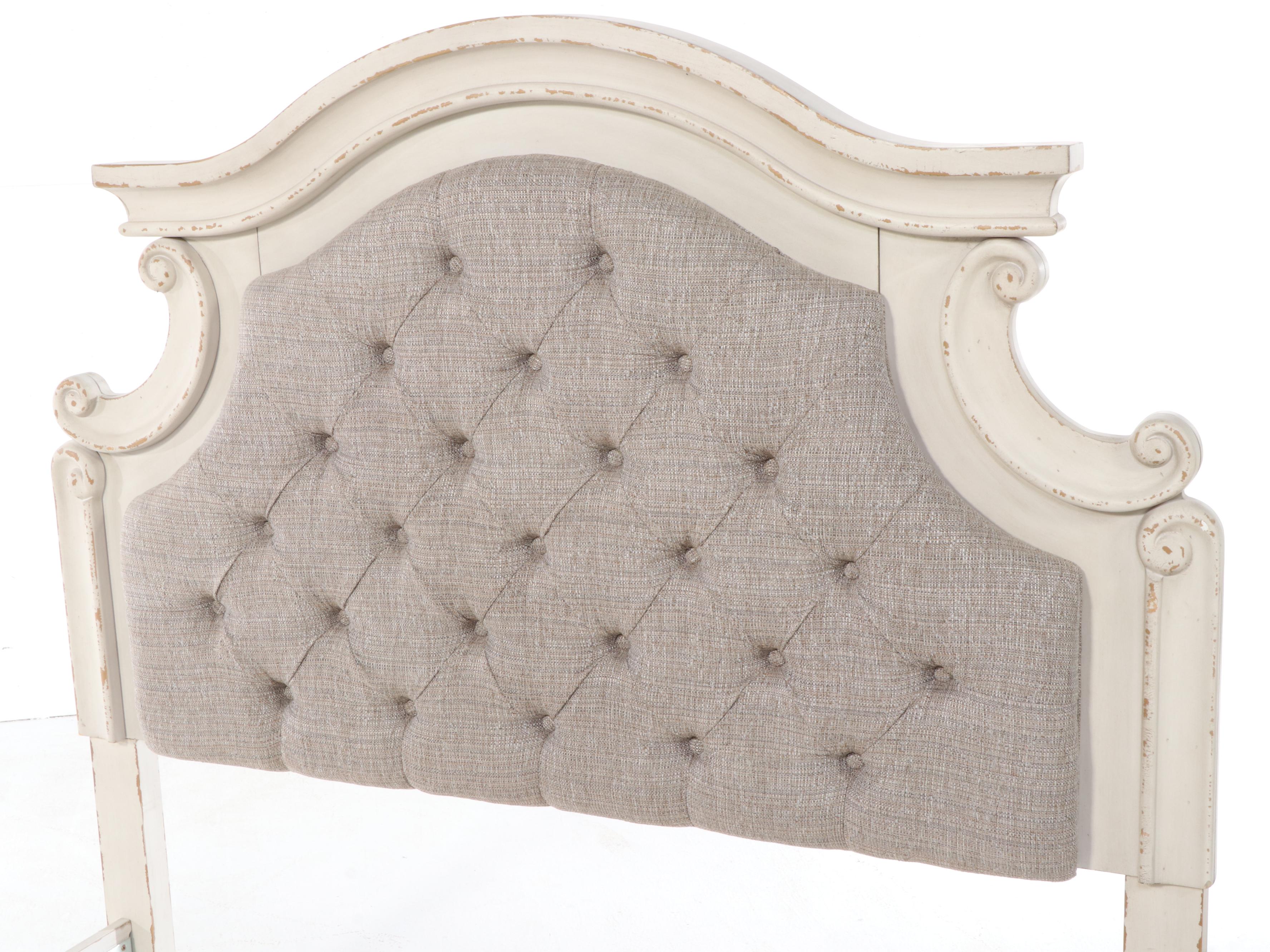 Signature Design for Ashley Furniture Upholstered and Painted Queen Bed Frame