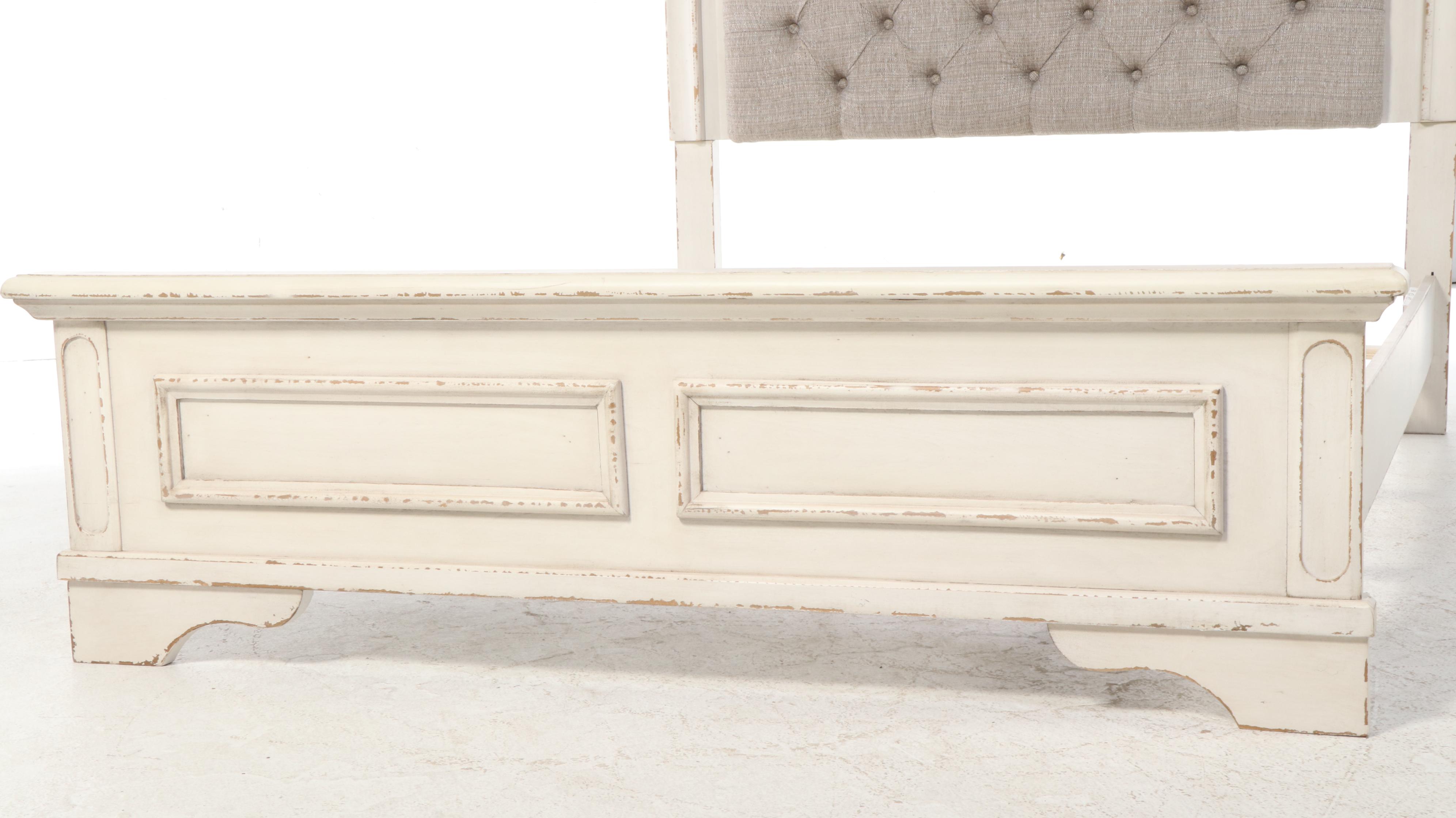 Signature Design for Ashley Furniture Upholstered and Painted Queen Bed Frame