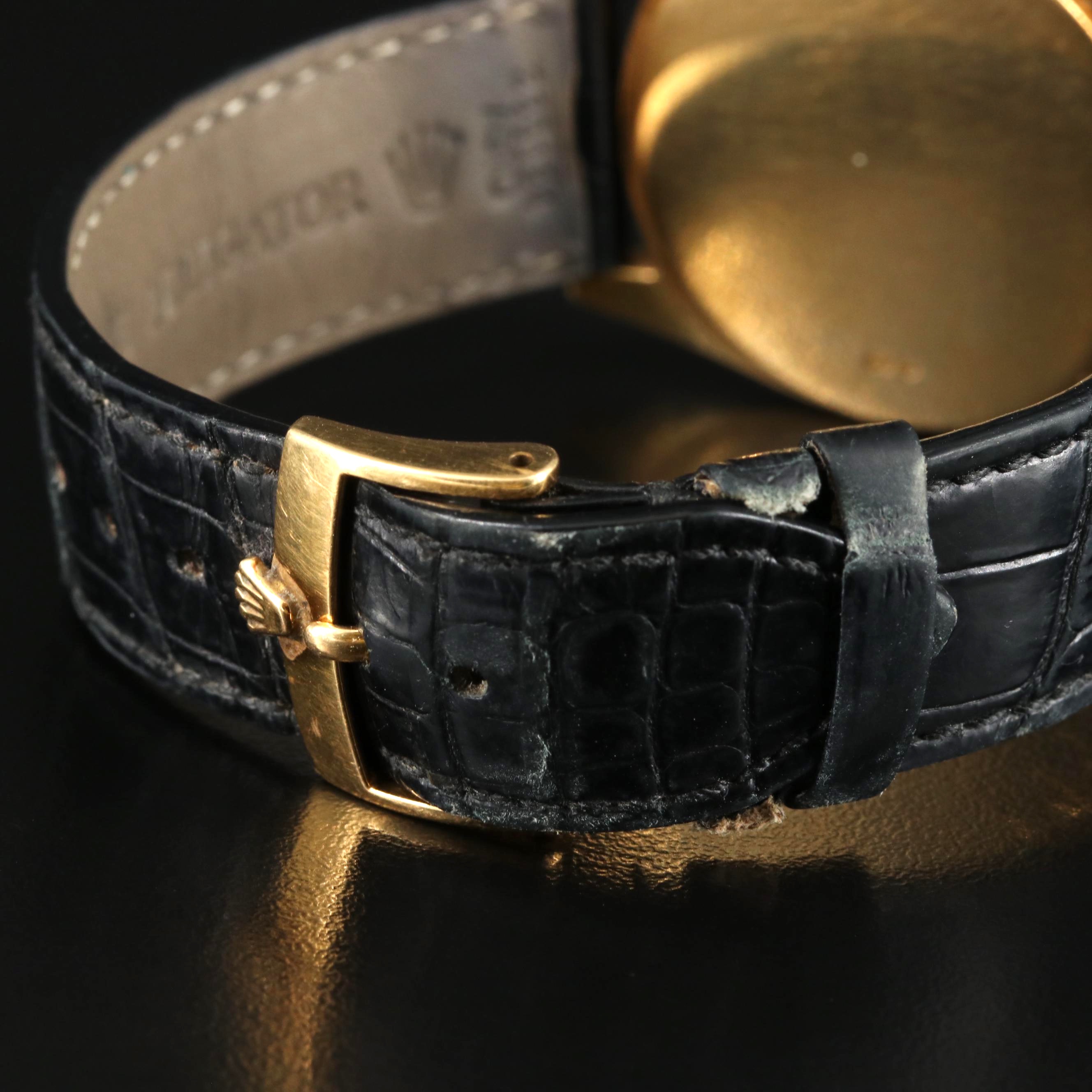 2001 18K Rolex Cellini Danaos Watch