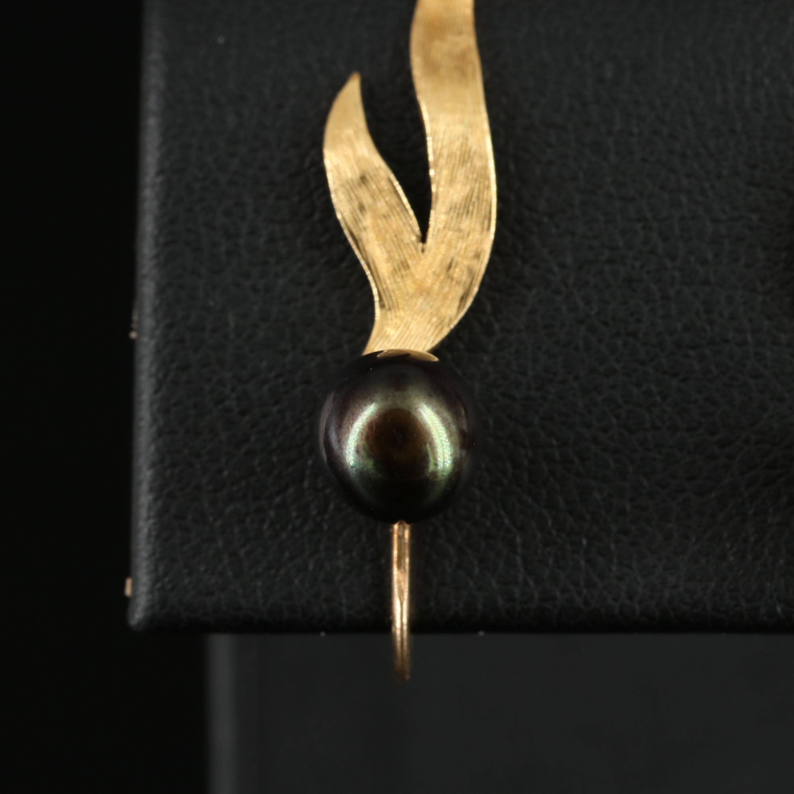 Joseph Merrin 18K Pearl Earrings