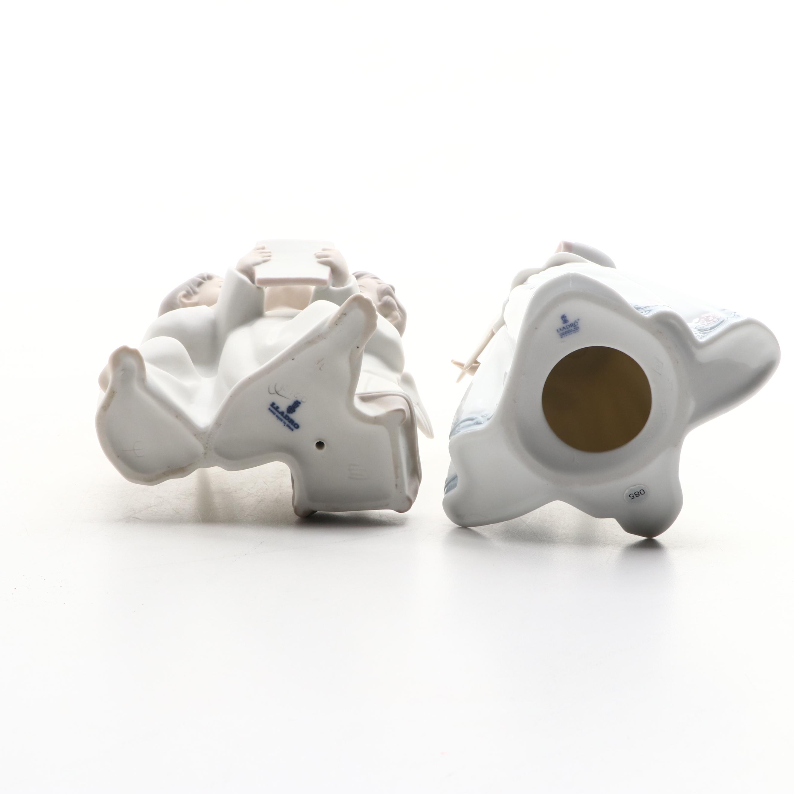 Lladró Porcelain Angel Figurines