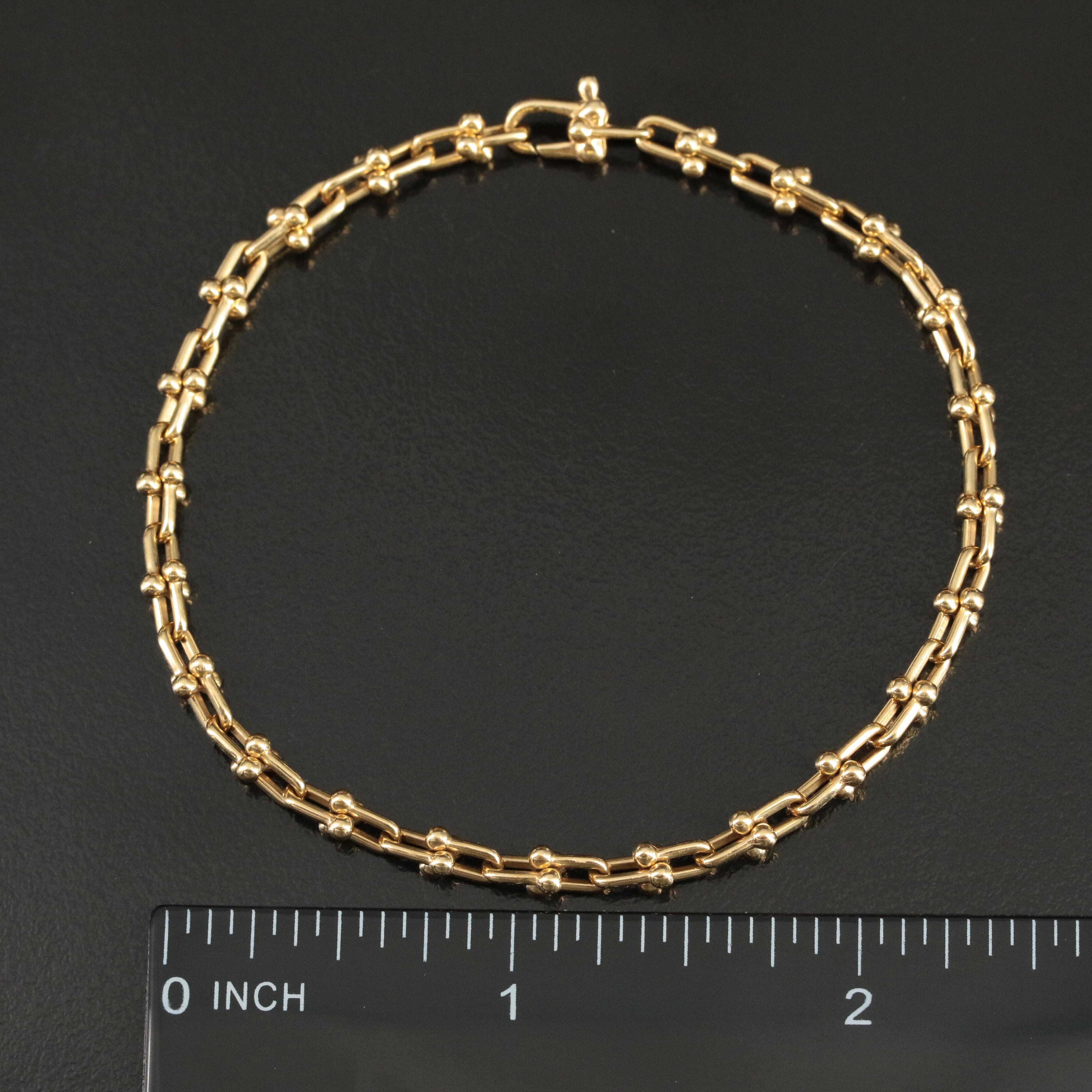 Tiffany & Co. "HardWear" 18K Small Link Bracelet