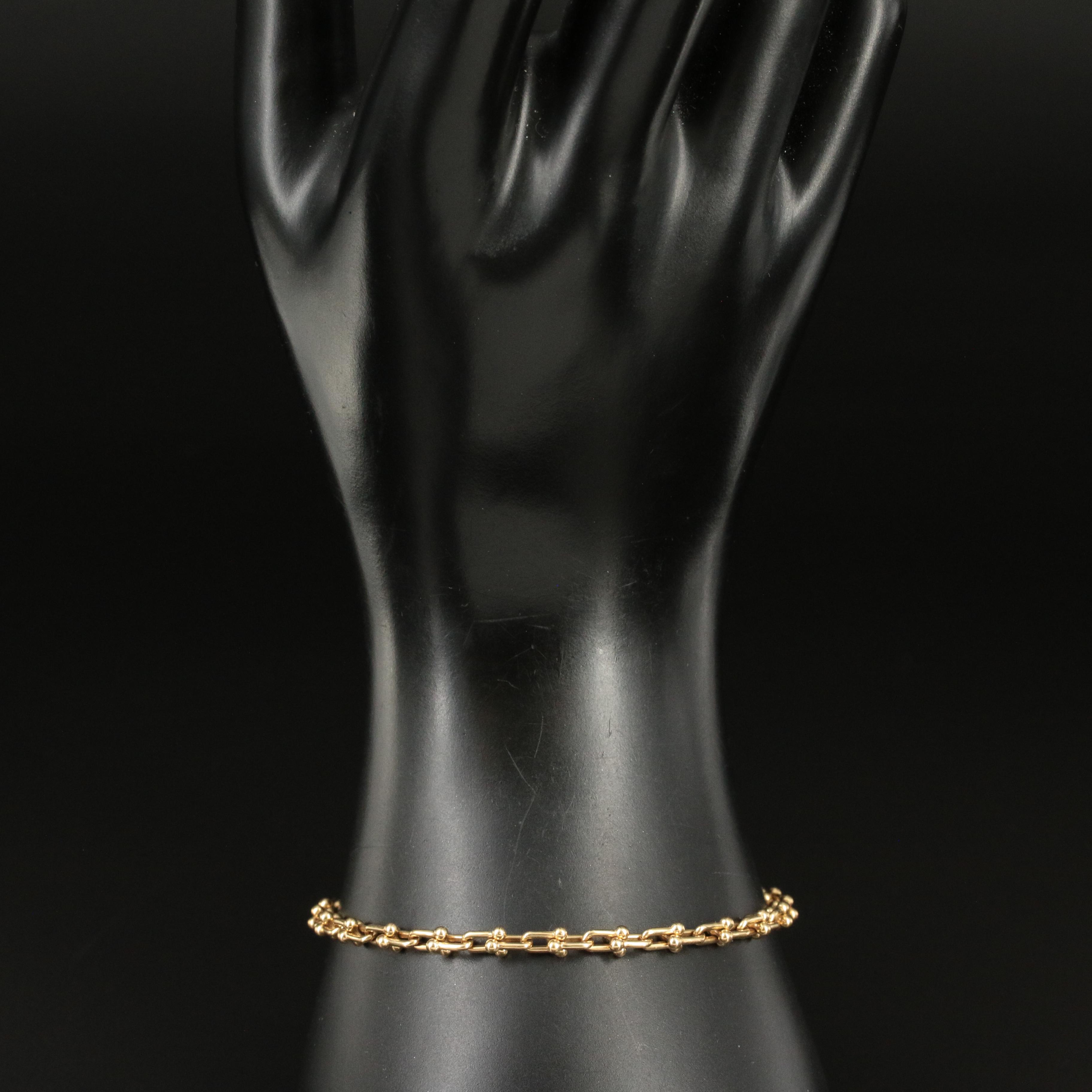 Tiffany & Co. "HardWear" 18K Small Link Bracelet