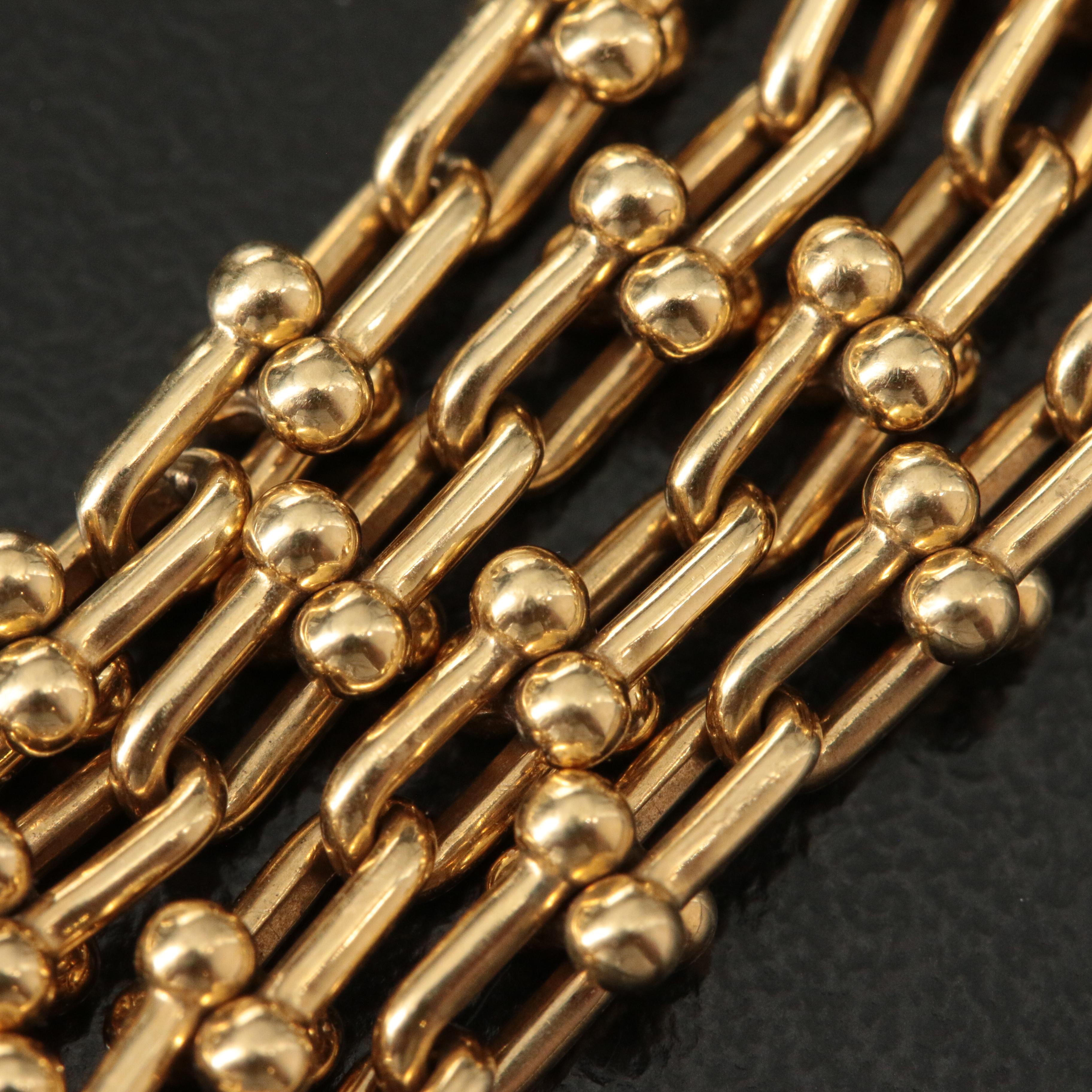 Tiffany & Co. "HardWear" 18K Small Link Bracelet