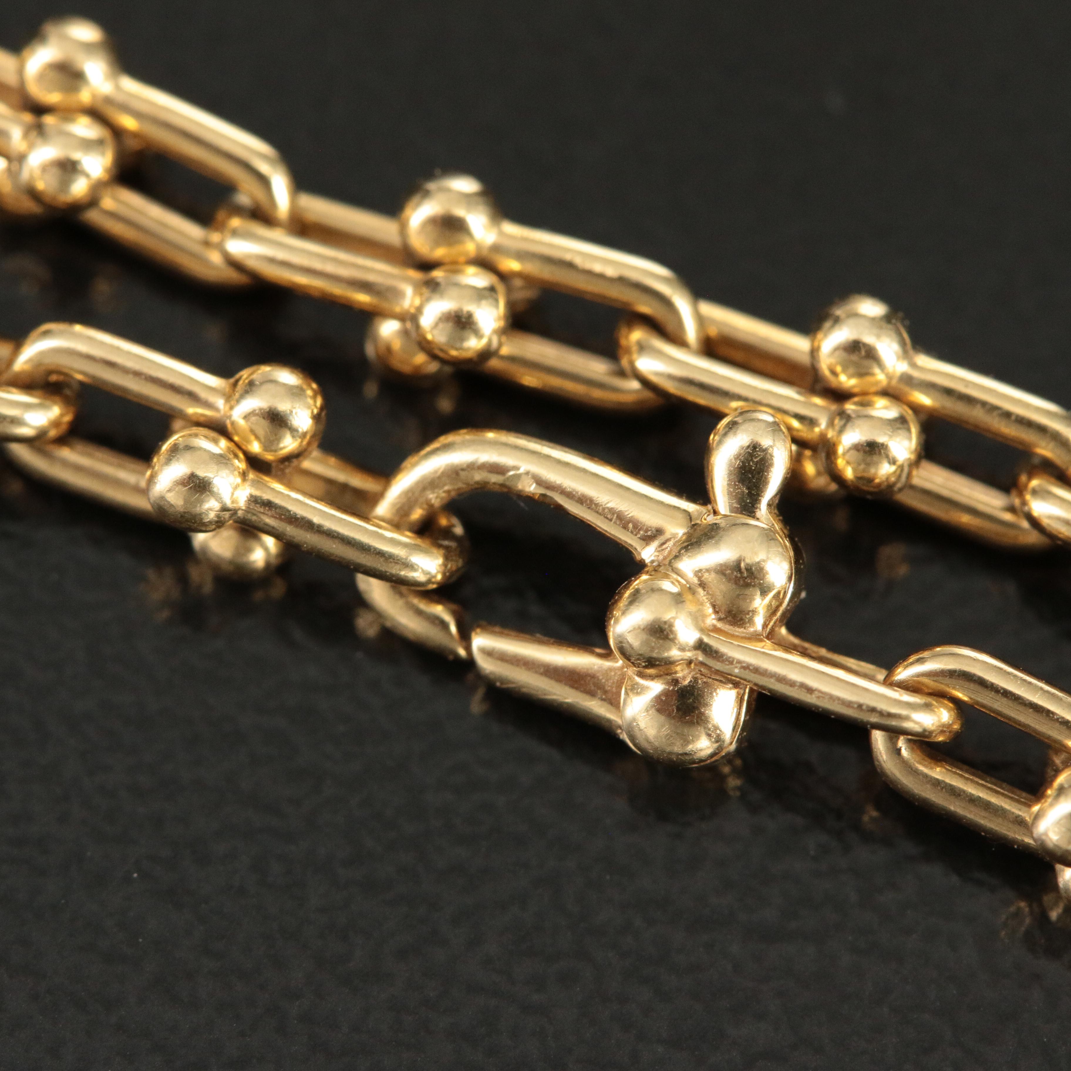Tiffany & Co. "HardWear" 18K Small Link Bracelet