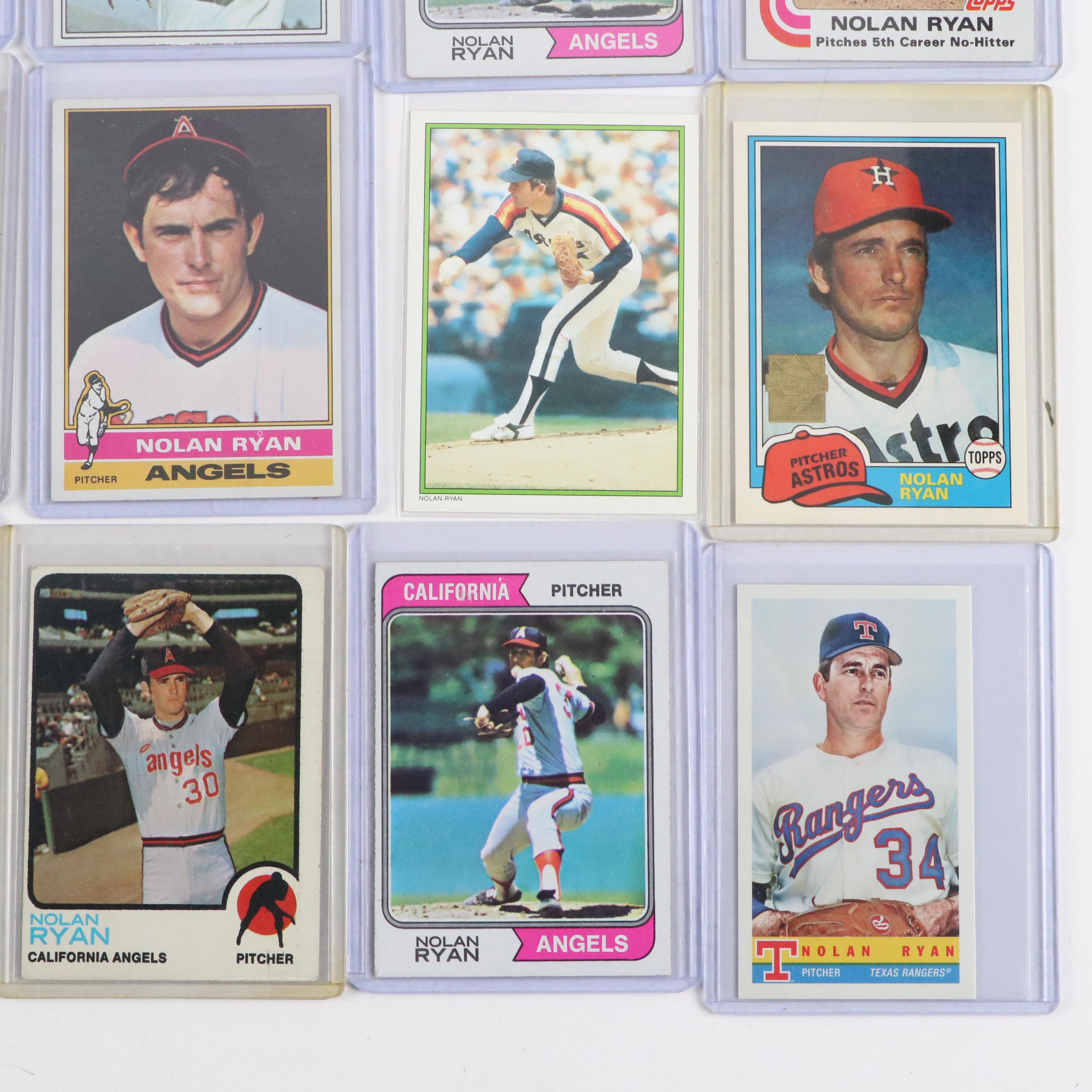 Nolan Ryan Baseball Card Collection with Topps, Fleer, and More, 1970s–2020s