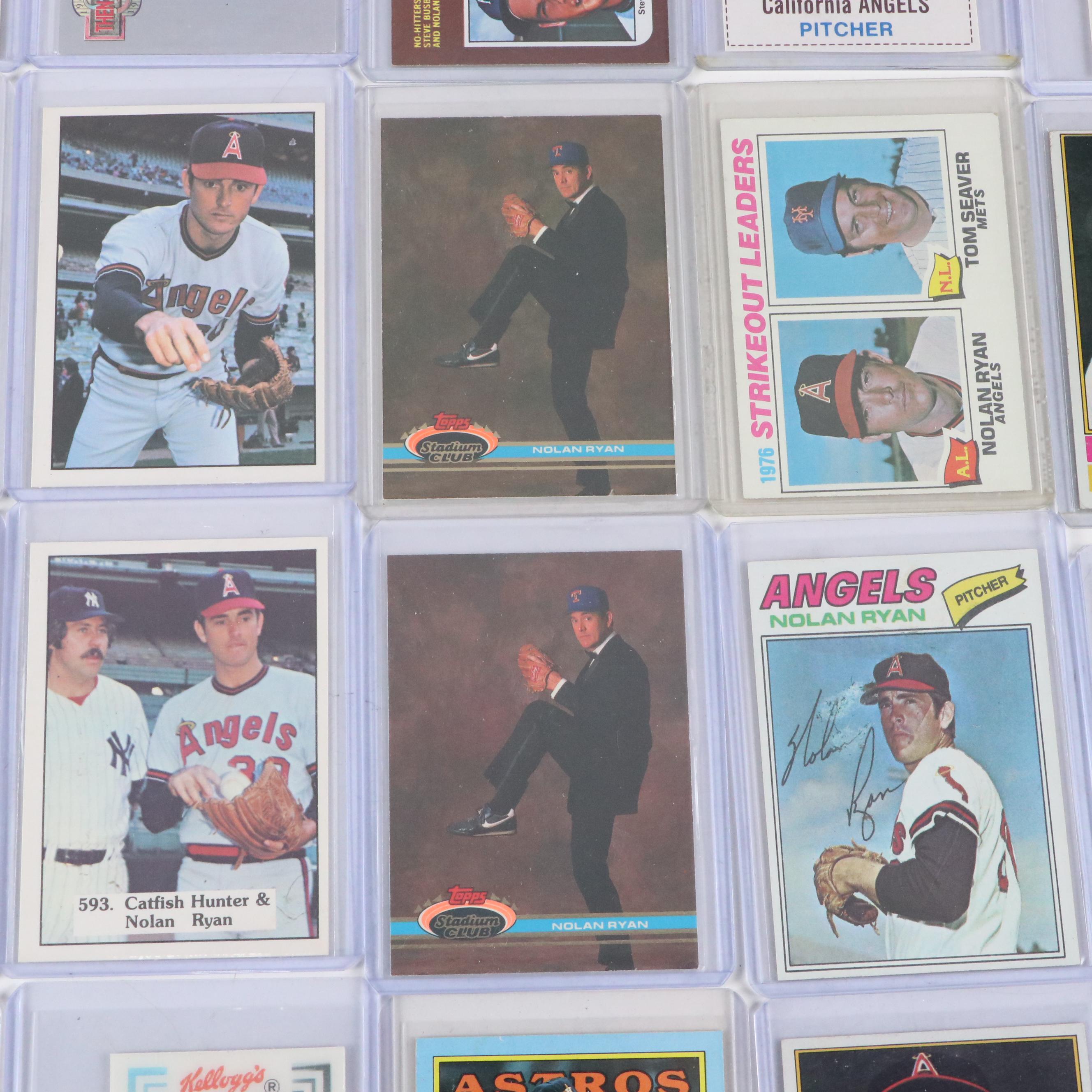 Nolan Ryan Baseball Card Collection with Topps, Fleer, and More, 1970s–2020s