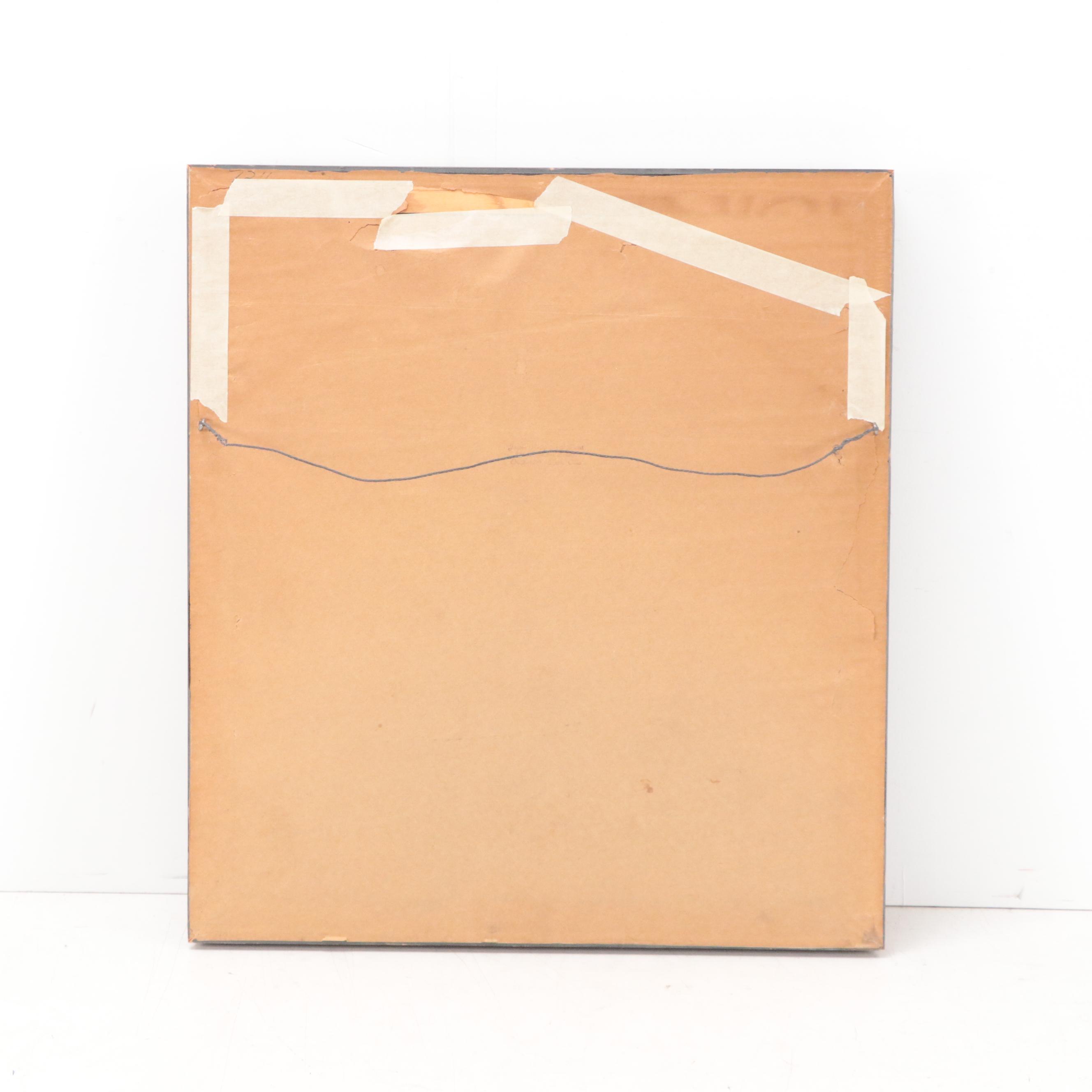 Needlepoint Wall Hanging After Édouard Manet "Manet's Boy with Cherries"