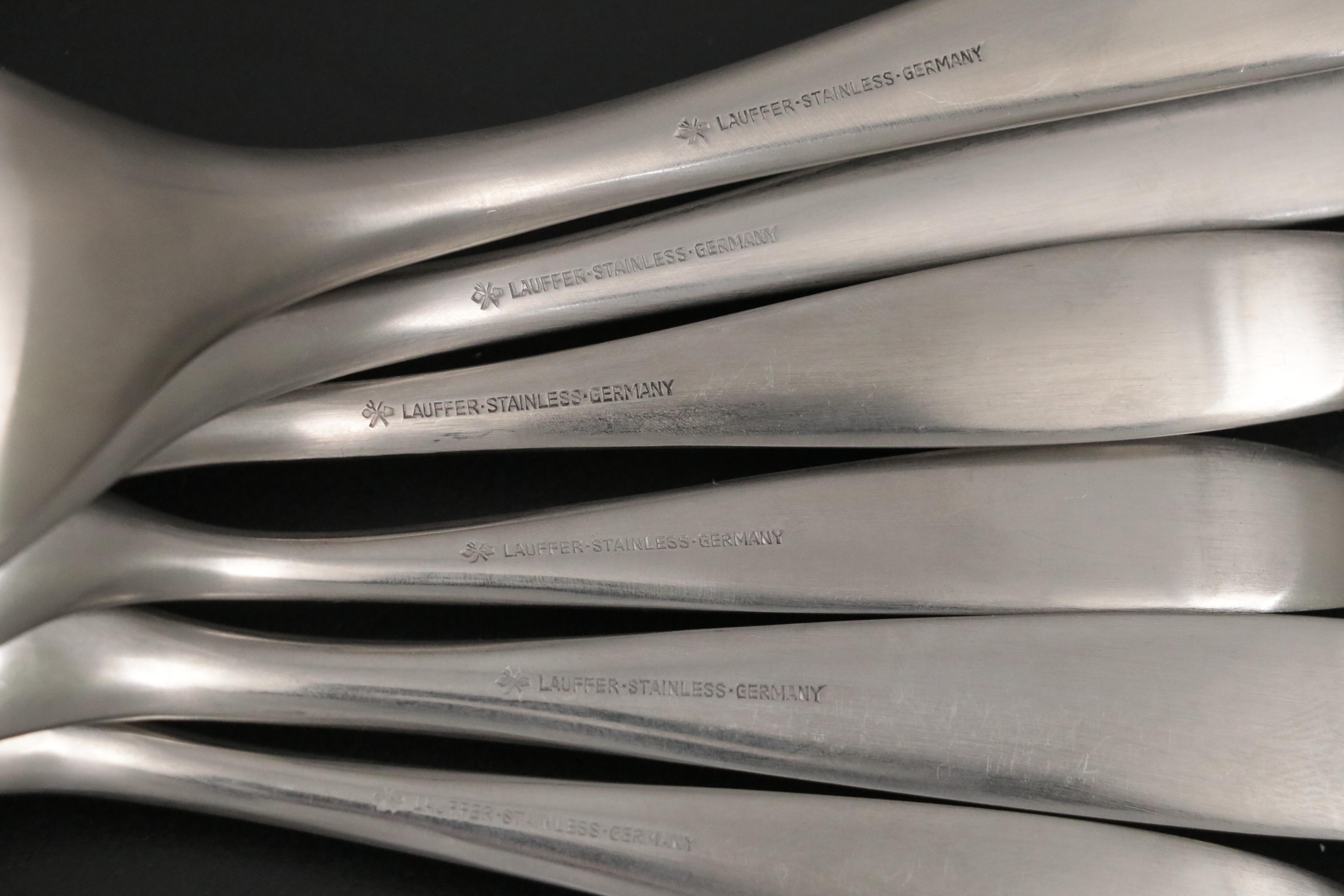 Lauffer "Design I" Stainless Steel Flatware