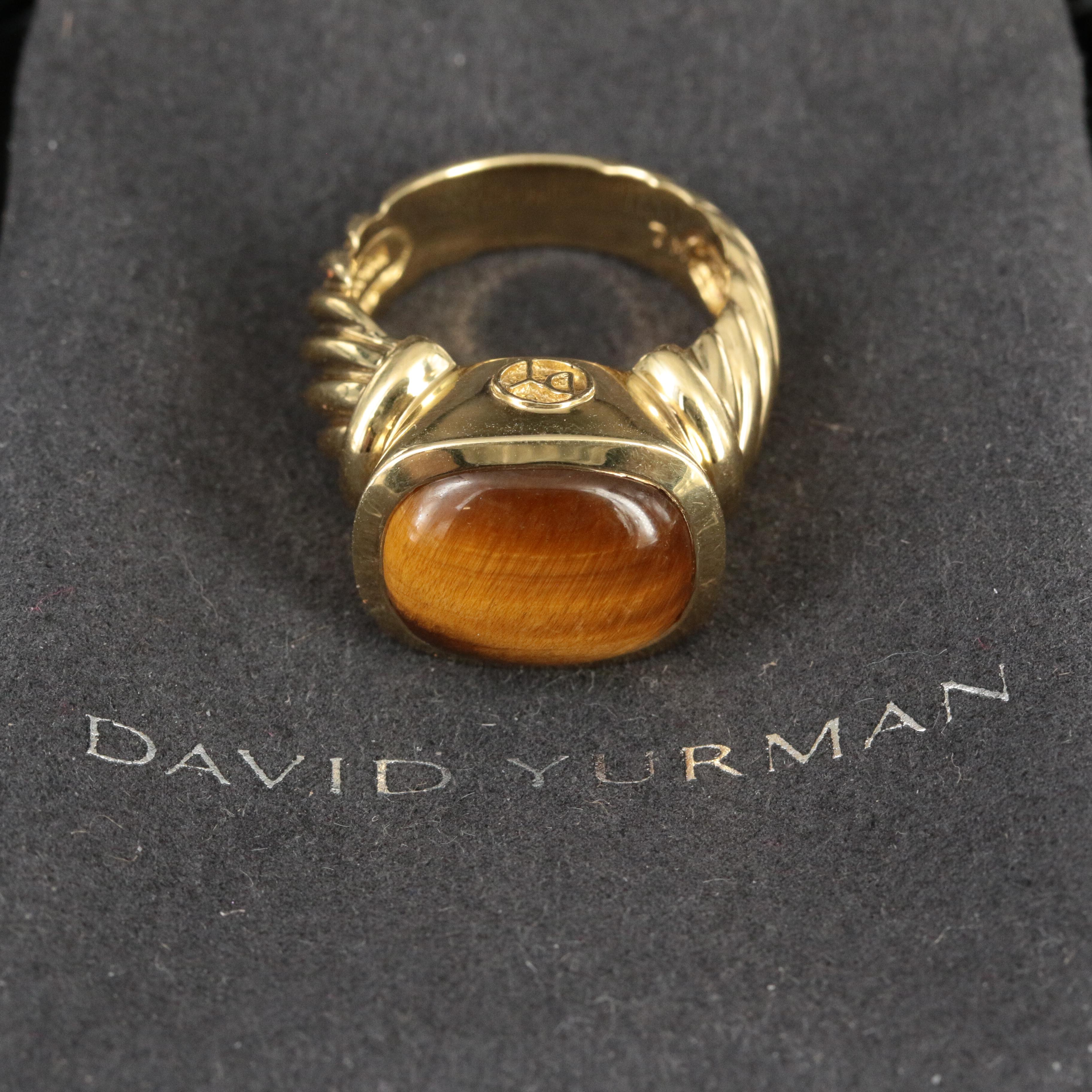 David yurman shop tiger eye ring