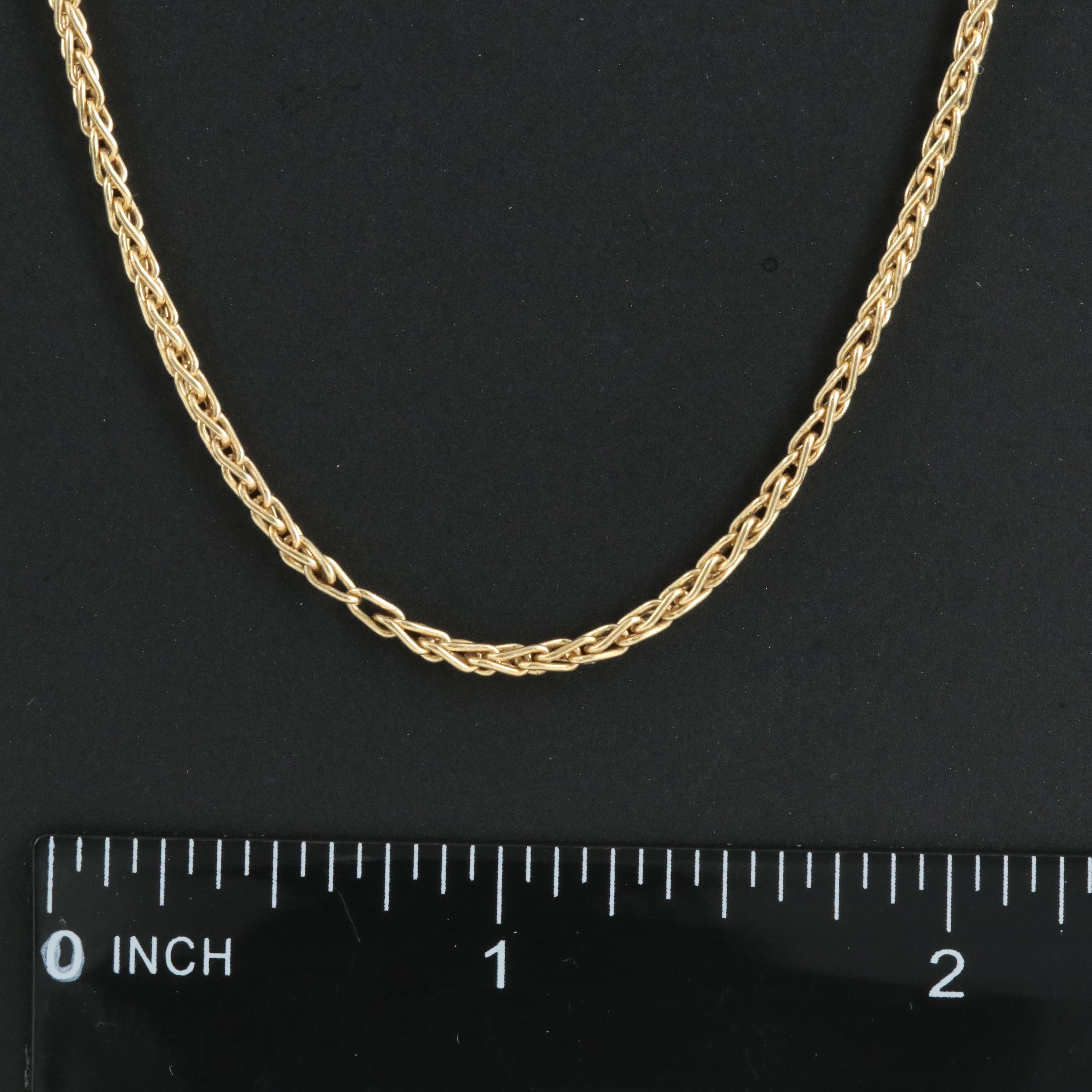 18K Wheat Chain Necklace