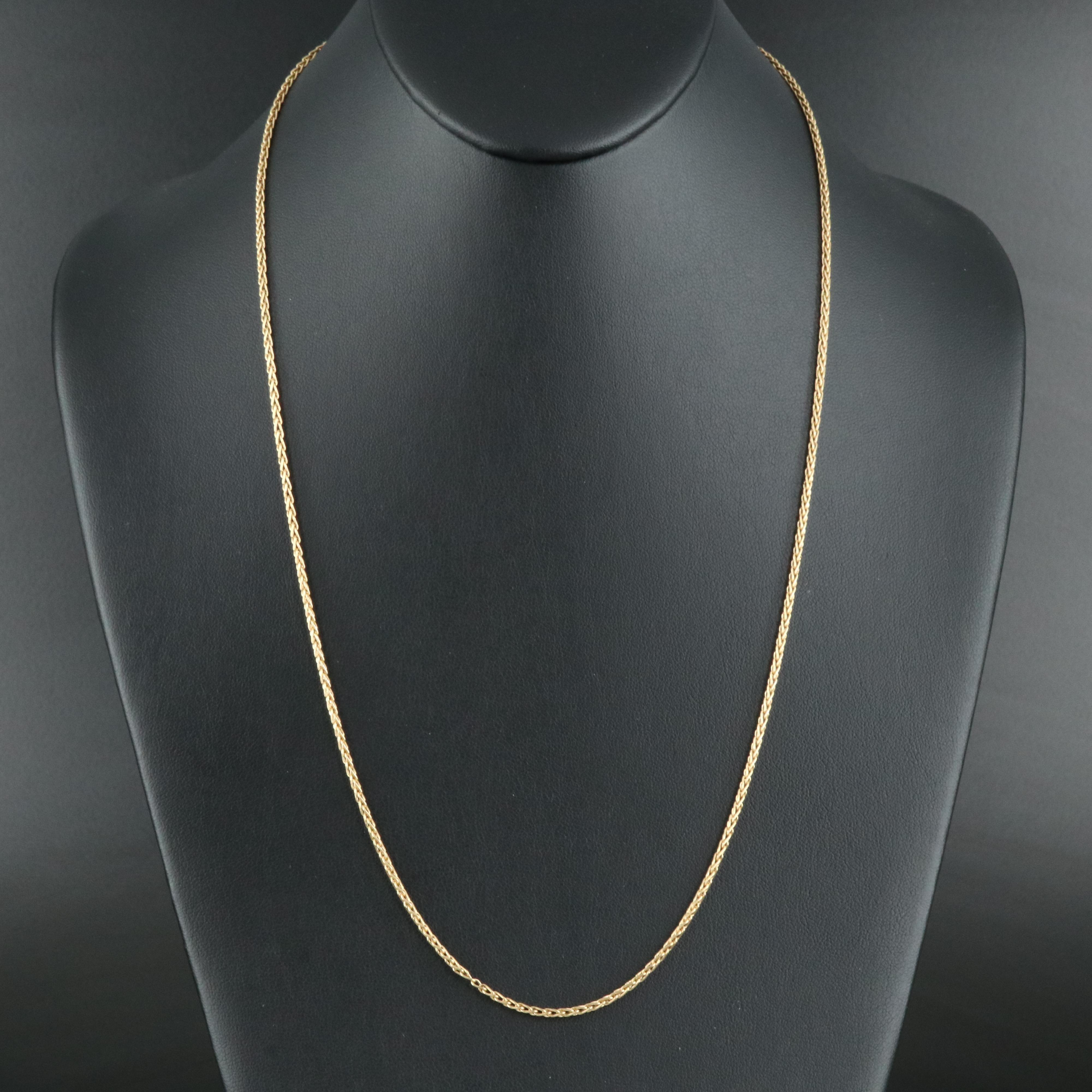 18K Wheat Chain Necklace